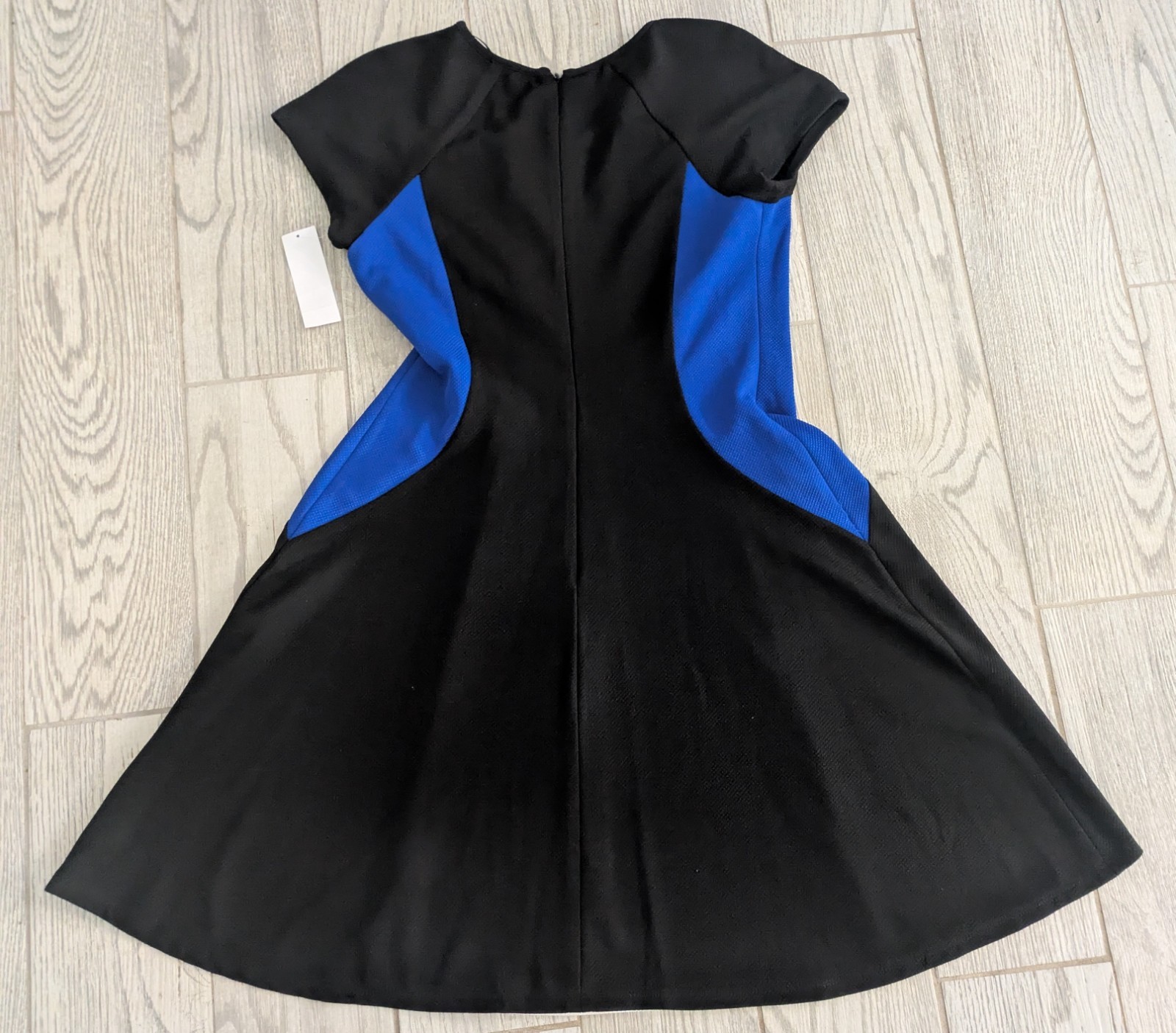 Studio One Sleeveless Blue Black White Casual Dress Women’s Sz 10 Blockcolor
