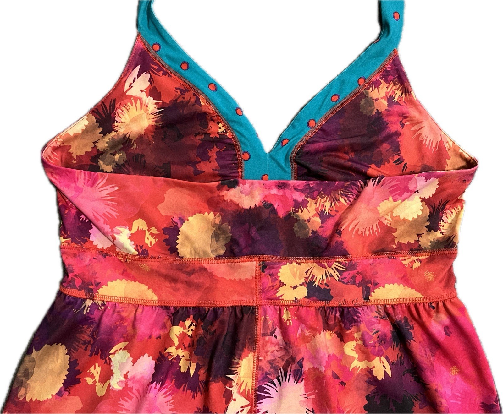 Floral Halter Sundress Fit & Flare Size L The North Face Spring Summer Tropical