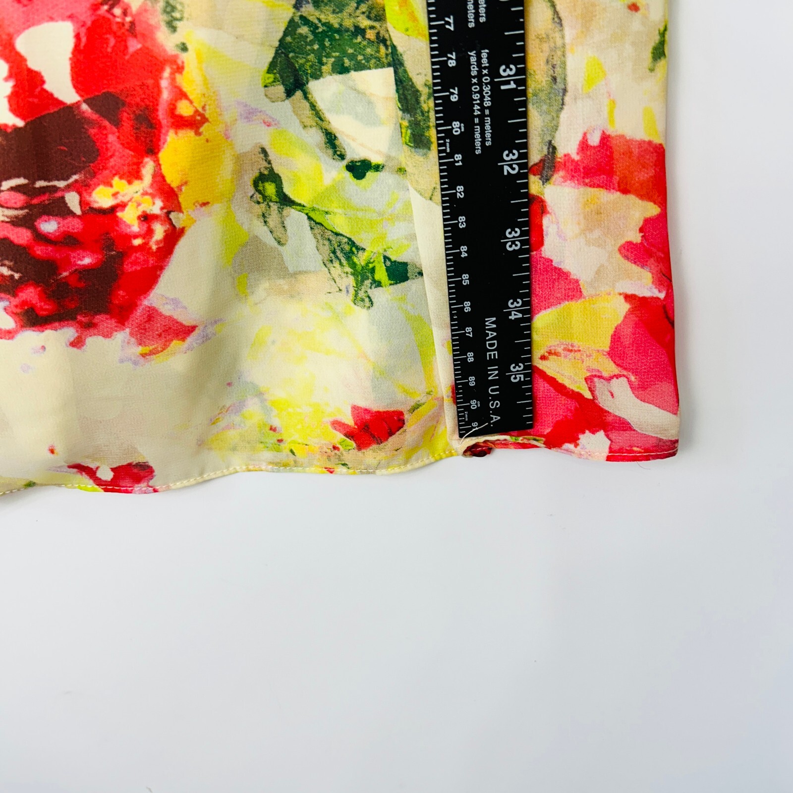 Robbie Bee Ruffle Dress Women 12 NEW Graphic Floral Sleeveless Flounce A-Line