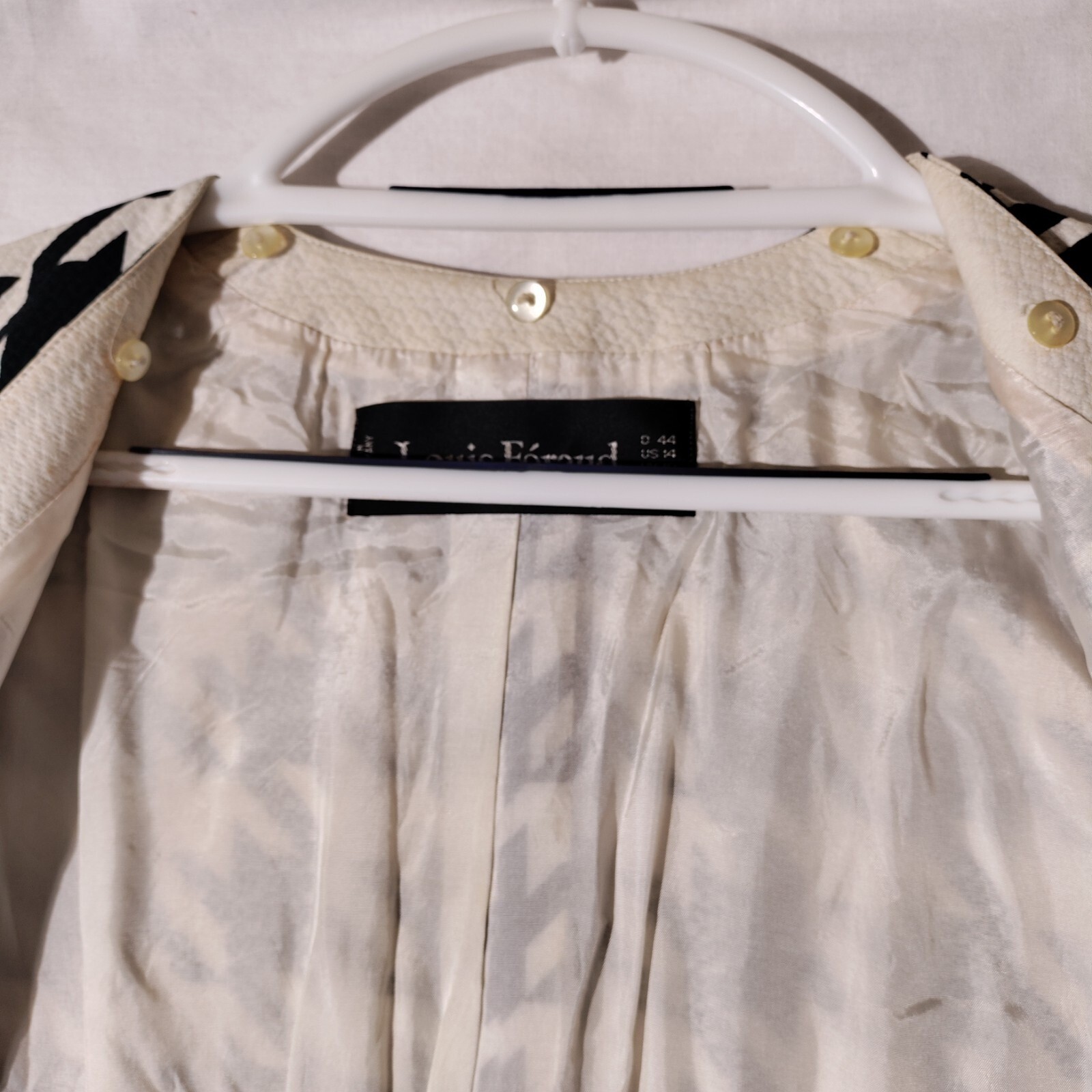LOUIS FERAUD US Size 14 Full Body Button-up Dress Metal Buttons – Issues