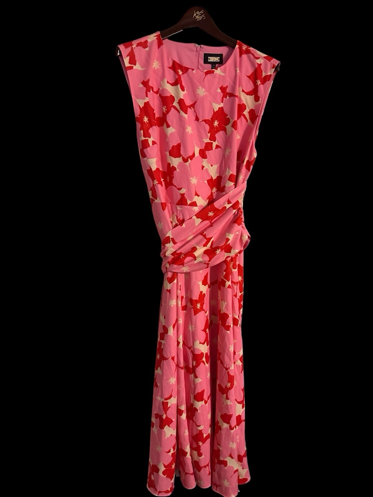 BNWT Alexia Admor Paris Draped Midi Dress -Size 14. Originally $245