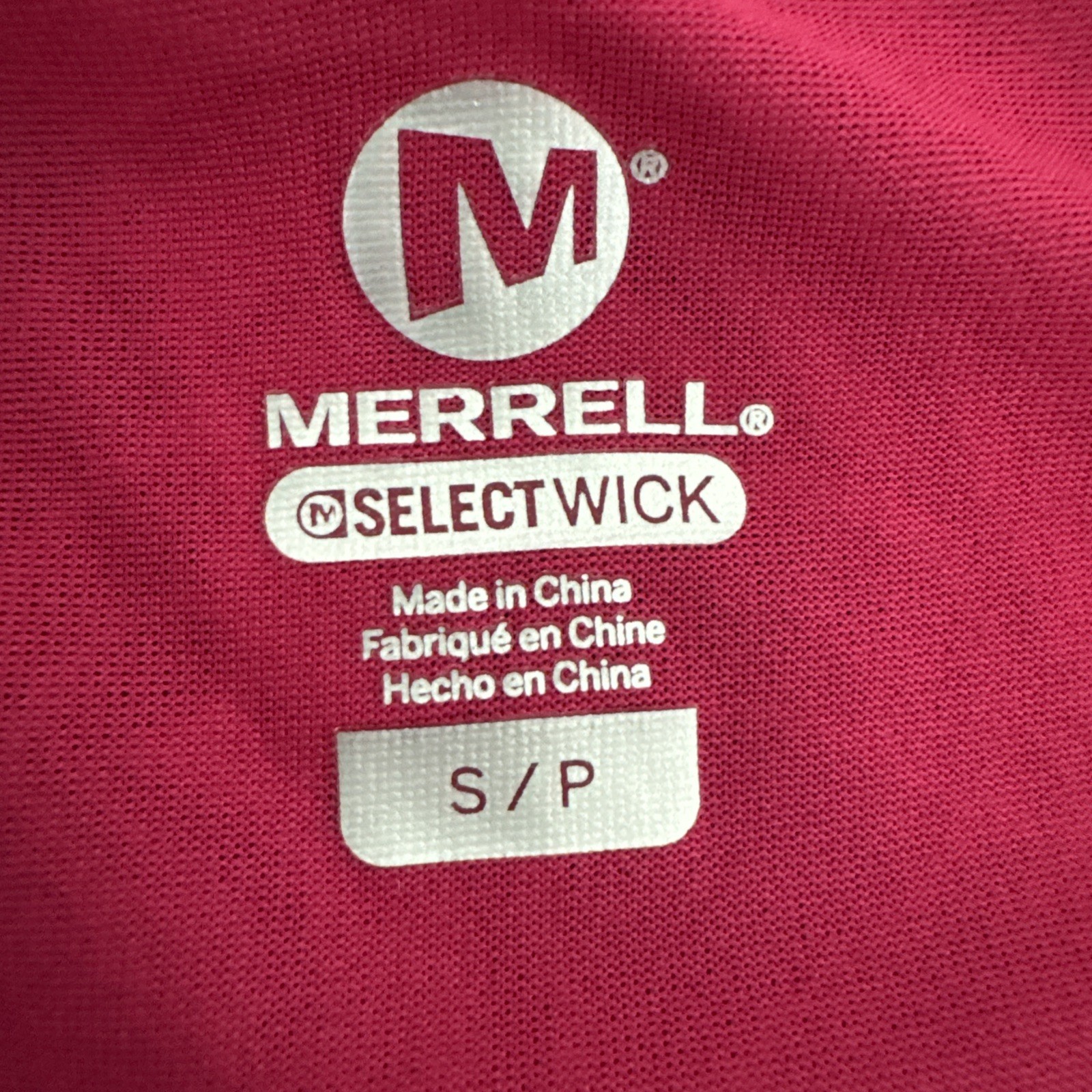 Merrell Women’s S Selectwick SS Active Dress Burnout Lined Pink EUC