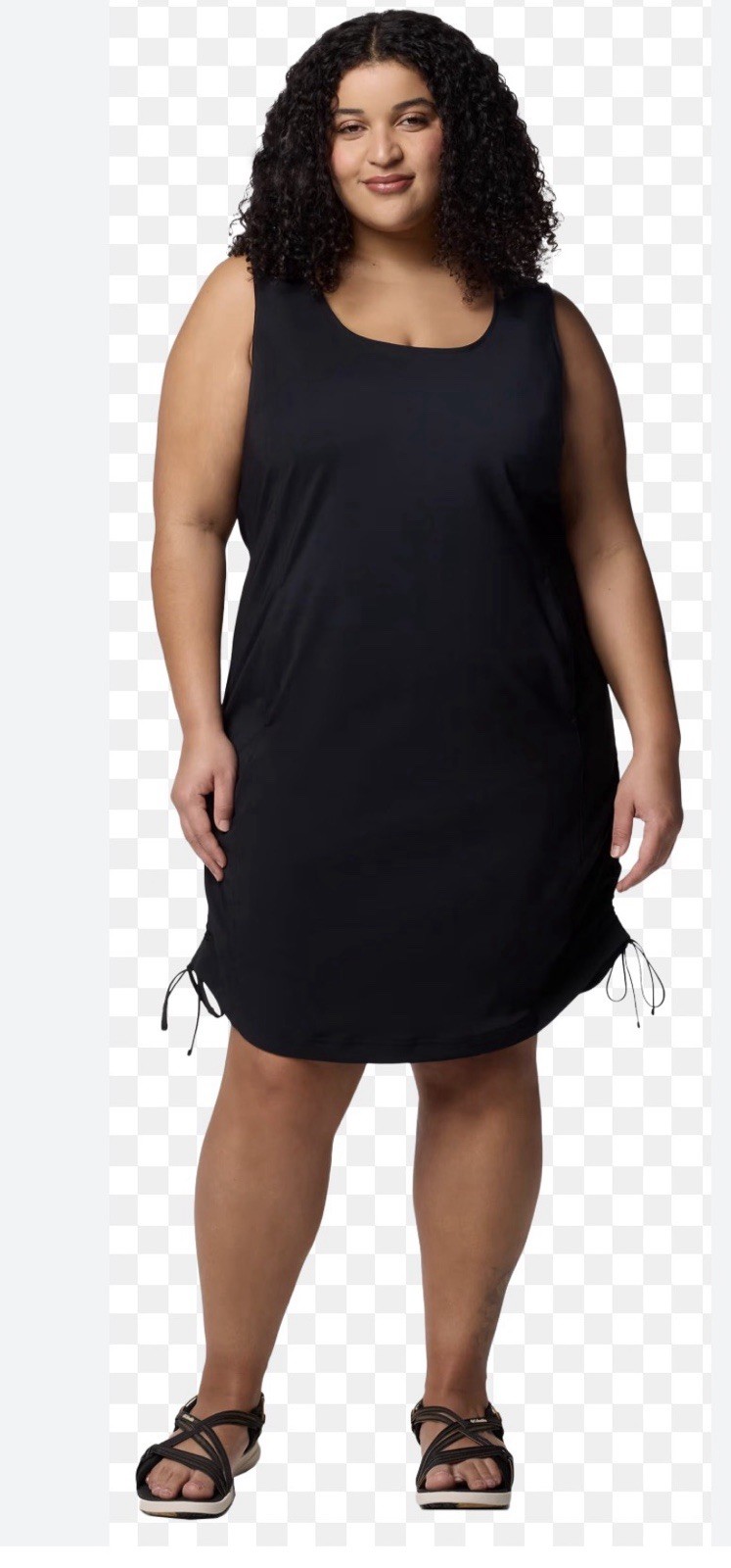 NWT Columbia All Seasons Dress Black 3X XXXL Active Fit UPF 50 Omni Shield