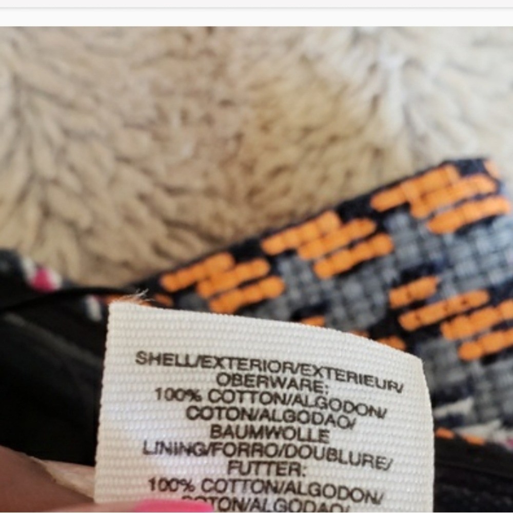 RACHEL ROY ORANGE/ GREY TRIBAL PRINT DRESS..SIZE 2