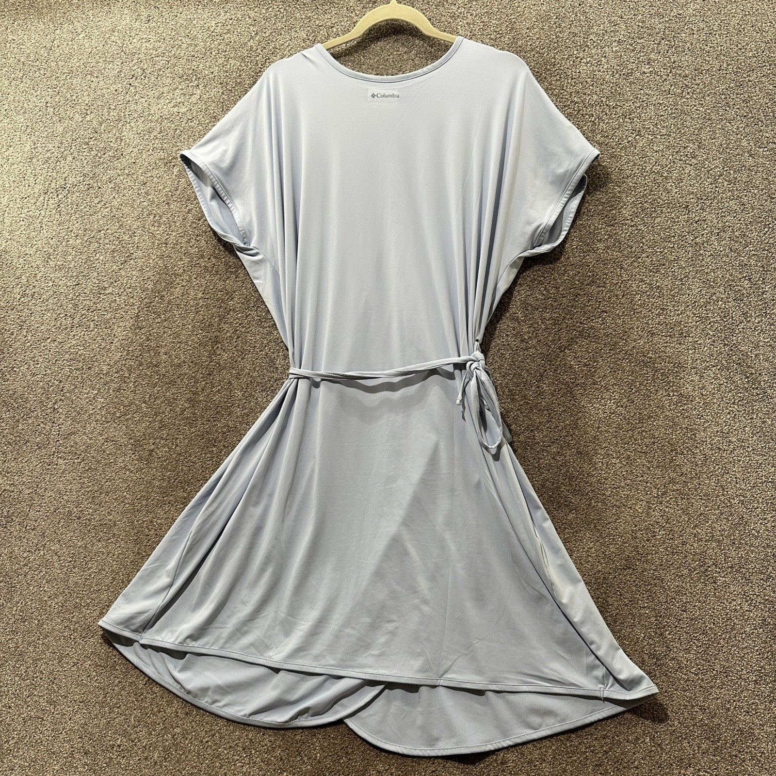 Columbia Omni-Freeze Chill River Wrap Dress XXL Blue UPF 50 Moisture Wicking