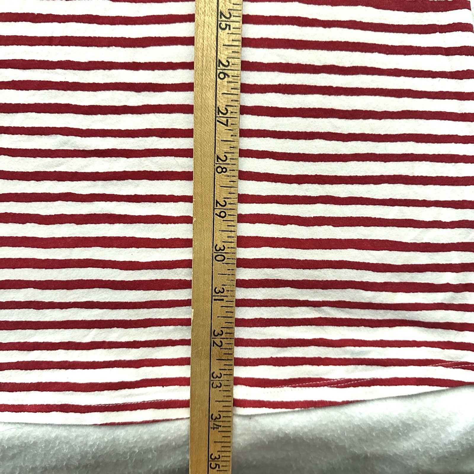 HIHO Red Striped M Medium Cotton Bodycon Dress Beach Resort Cruise Vacation