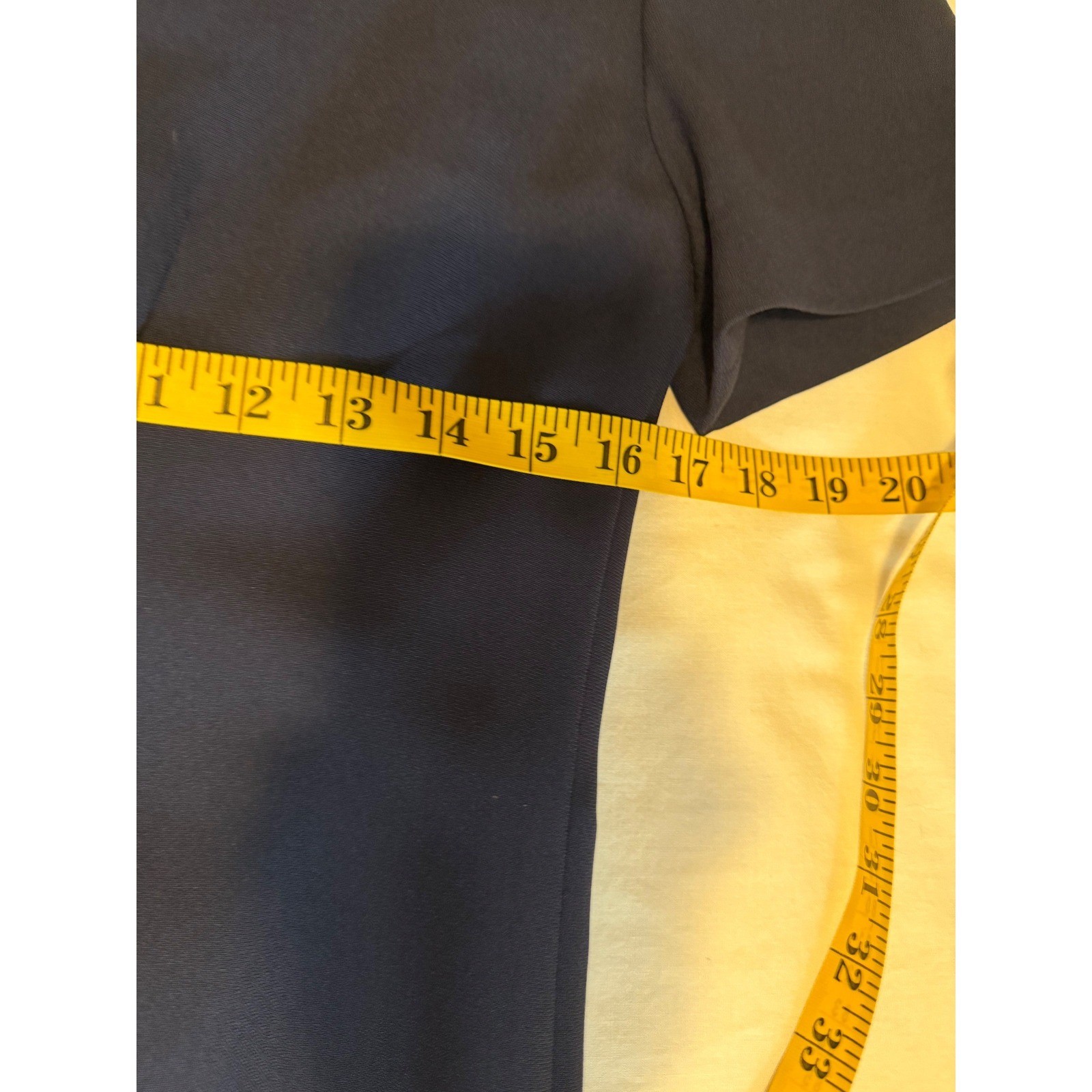 Amanda Smith Navy Blue Nautical Sailor Maxi Dress White Striped Collar Size 8