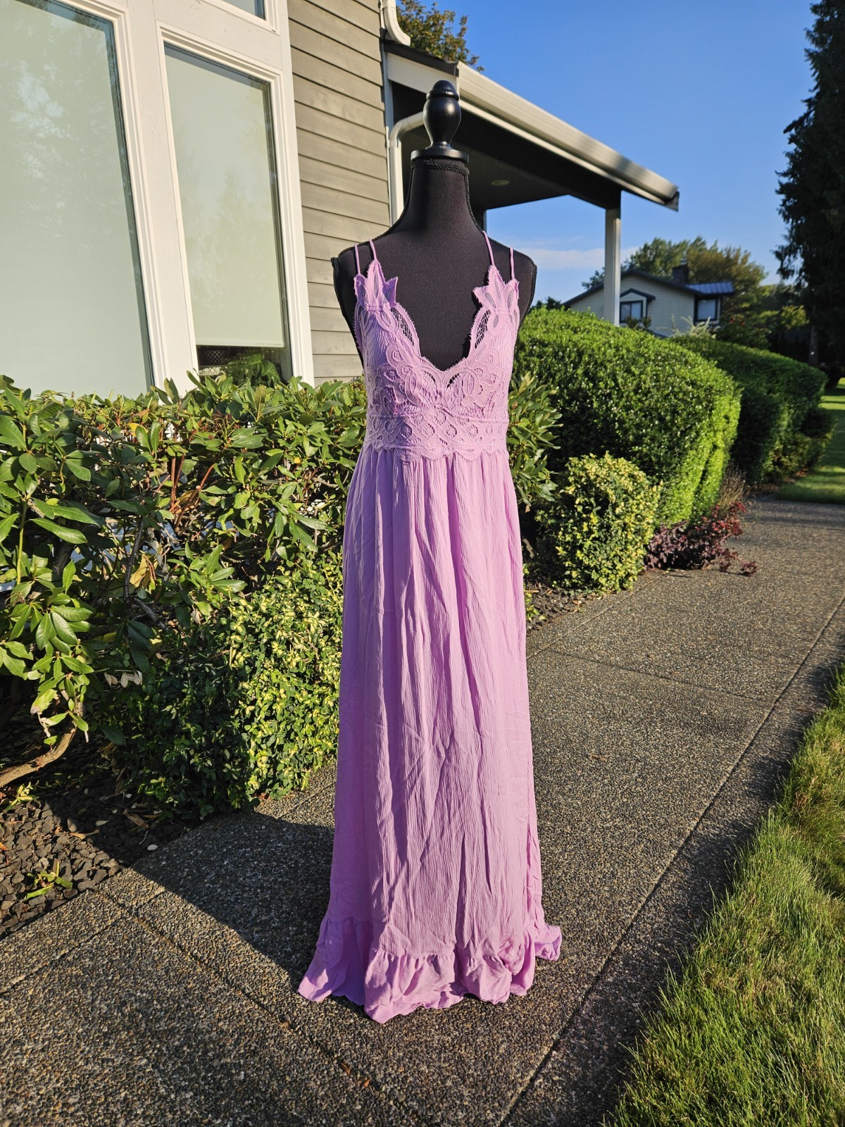 rue 21 Elegant Lavender Colors Maxi Dres Sz M See Pictures For Measurements