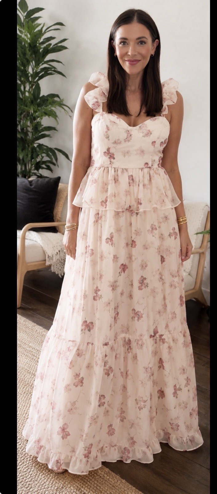One Loved Babe Ballerina Floral Dress