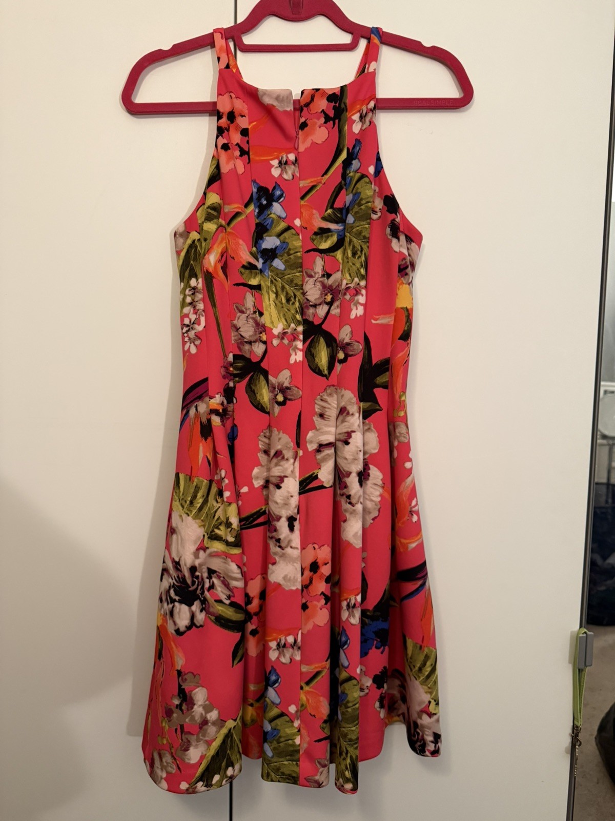 NWT Vince Camuto for WHBM 12 Floral Print Scuba Dress Fit&Flare Orig Price $128