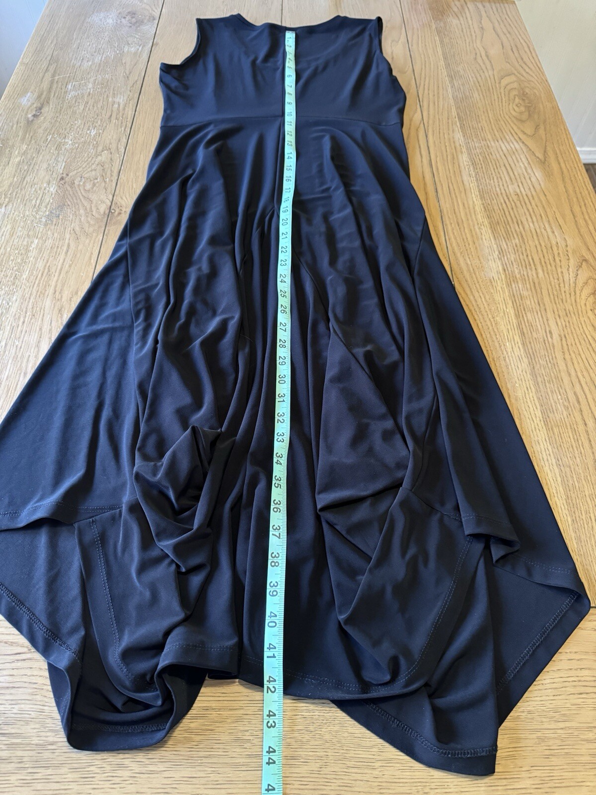 Picadilly Fashions Size Small black slinky knit sleeveless dress Loungewear City