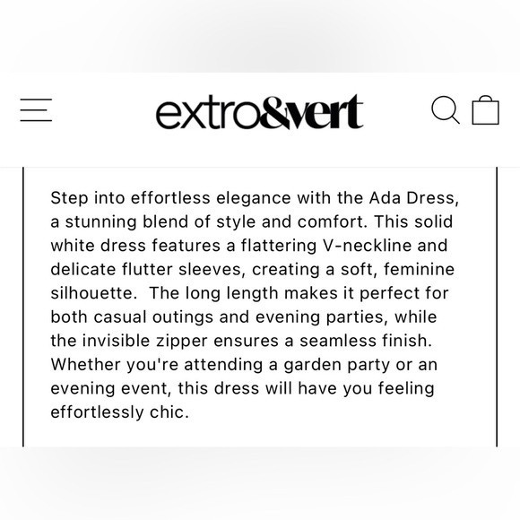 NWT Size MP – Extro&Vert Ada Flutter-Sleeve Broderie Midi Dress