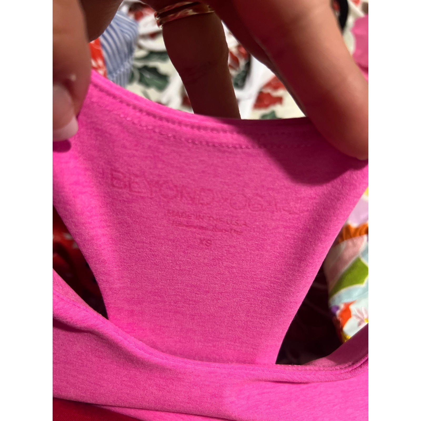 BEYOND YOGA Pink Heathered Ruffled Sleeveless Mini Workout Dress Size XS