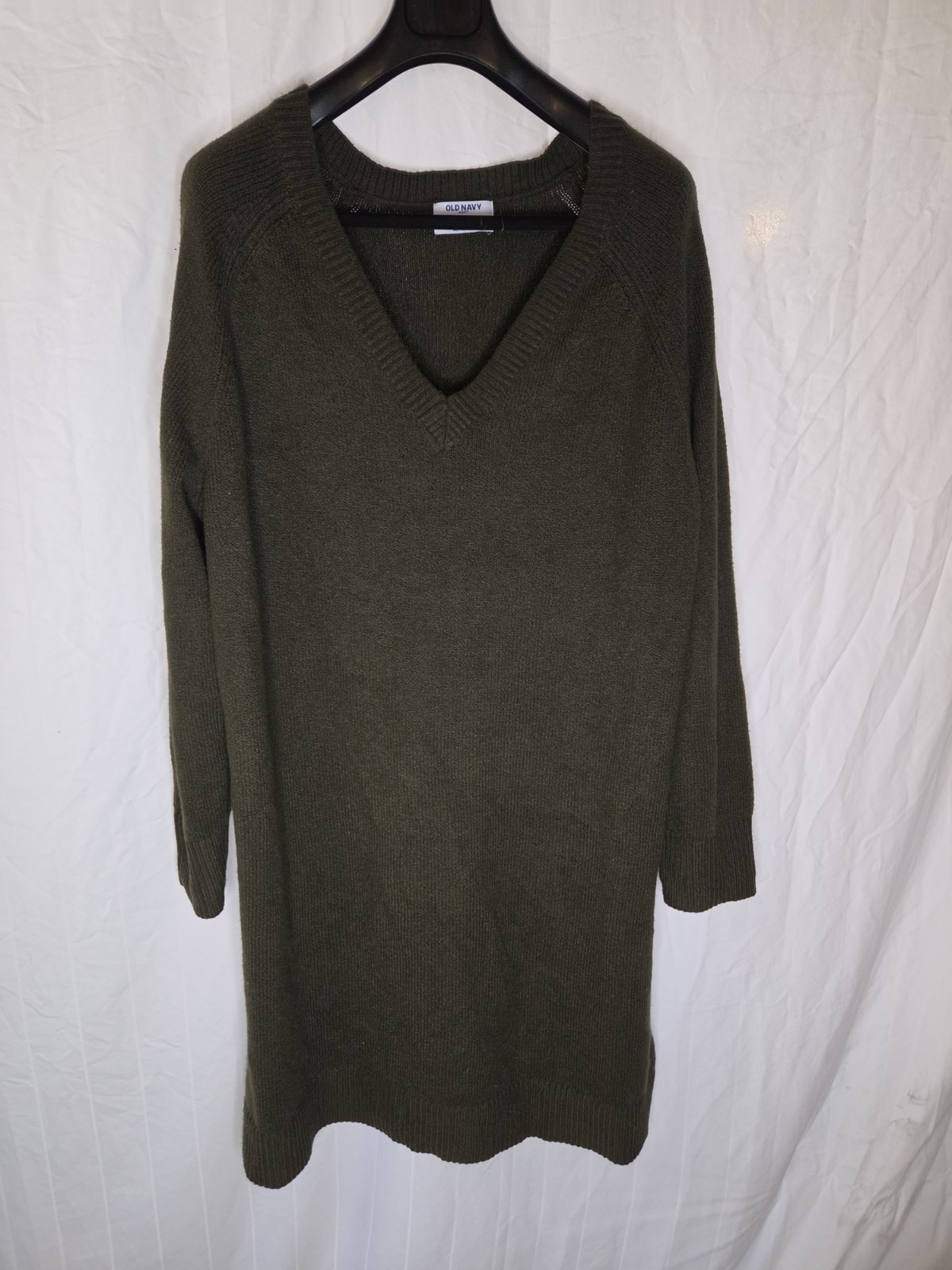 Women’s 2X Old Navy Sweater Dress Dark Olive Green. New With Tags.