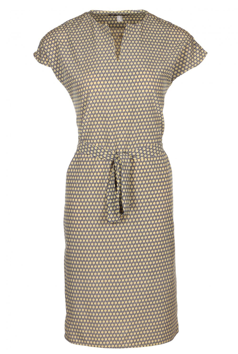 Loose dress in yellow flowers Size 2, 4, 6, 8, 10 US Fashionable NEW