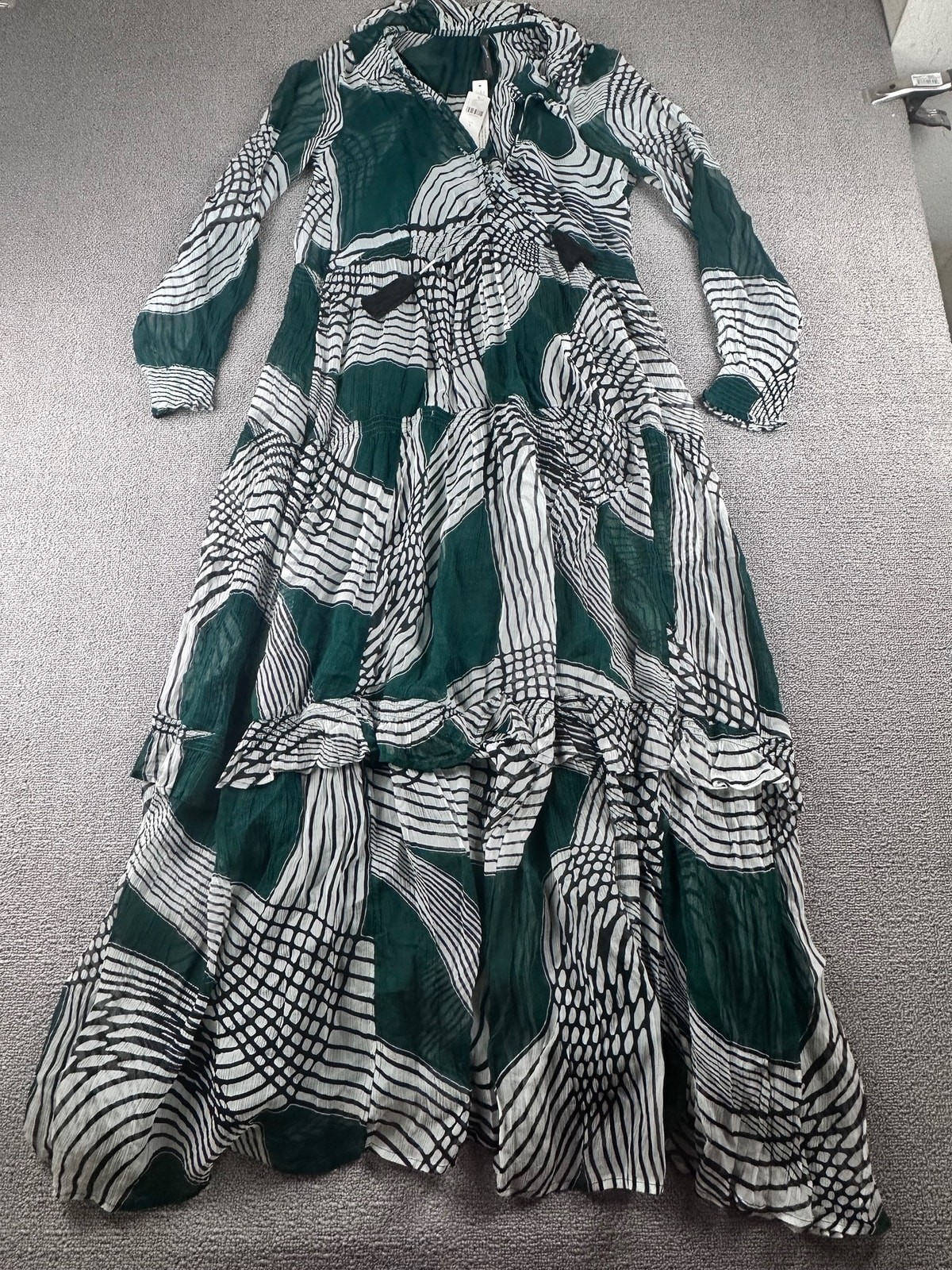 Anthropologie Nikita Mhaisalkar Maxi Dress Women S Multi Color Geometric Artsy