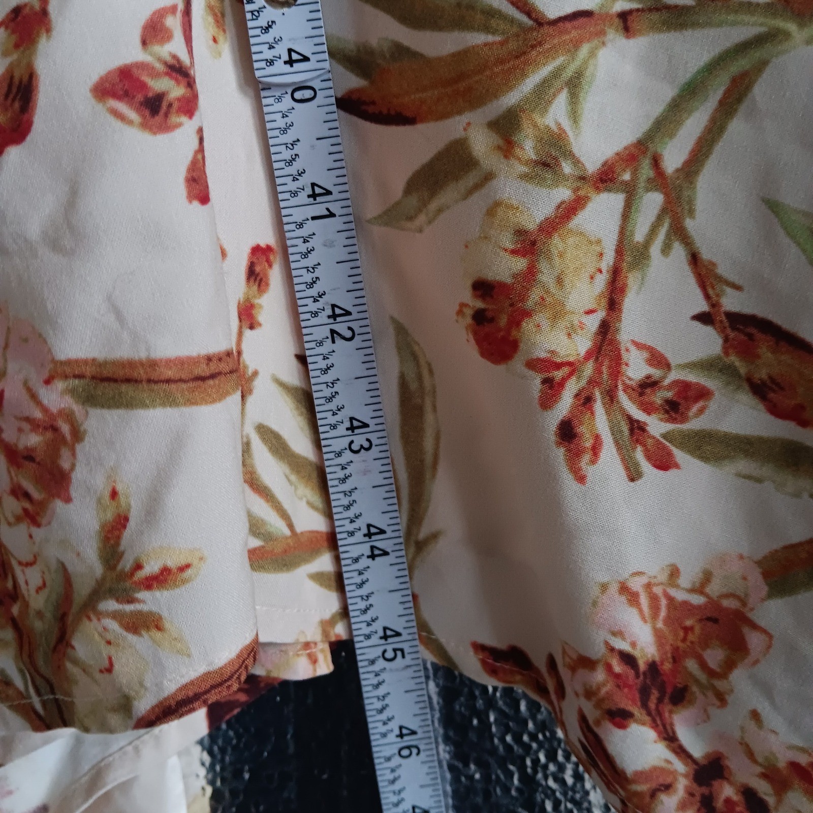 Downeast Tropical Flared Dress Womens S Perrine Floral NWT Maxi Handkerchief Hem