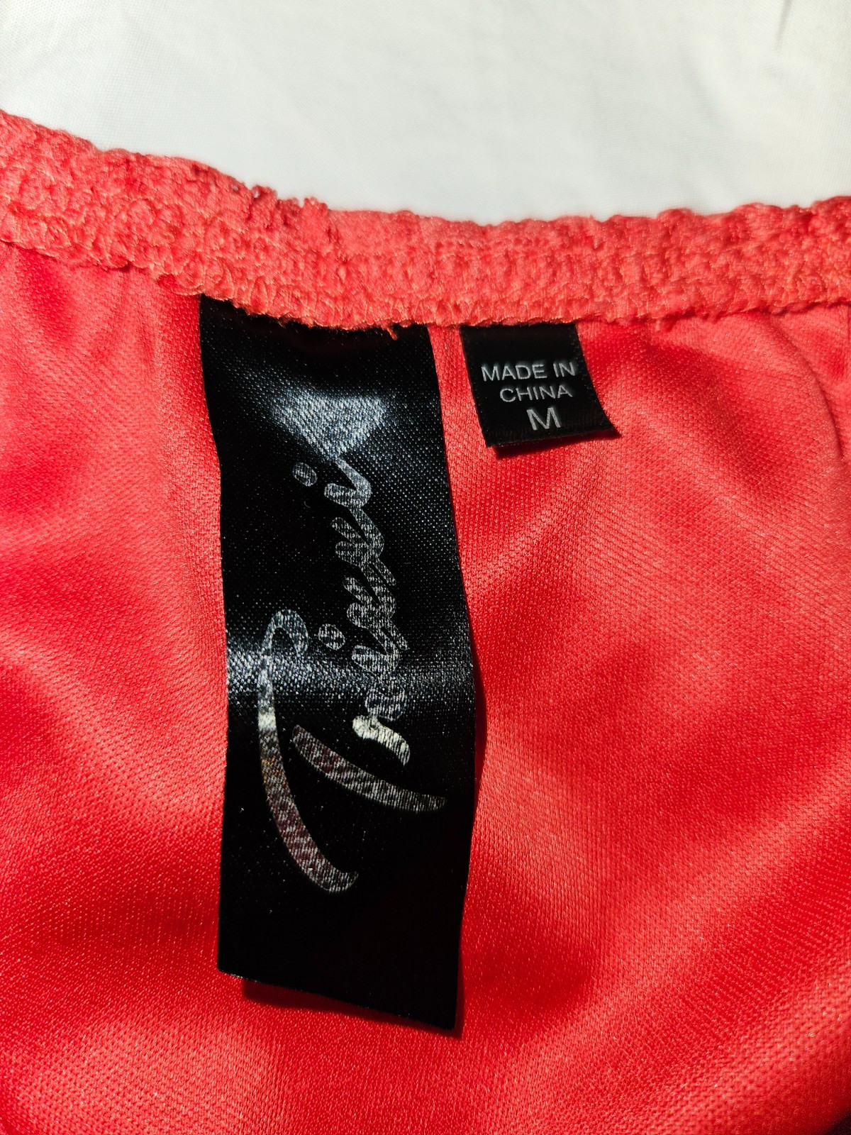 Trixxi Coral Strapless Lace High Lo Dress – Size Medium
