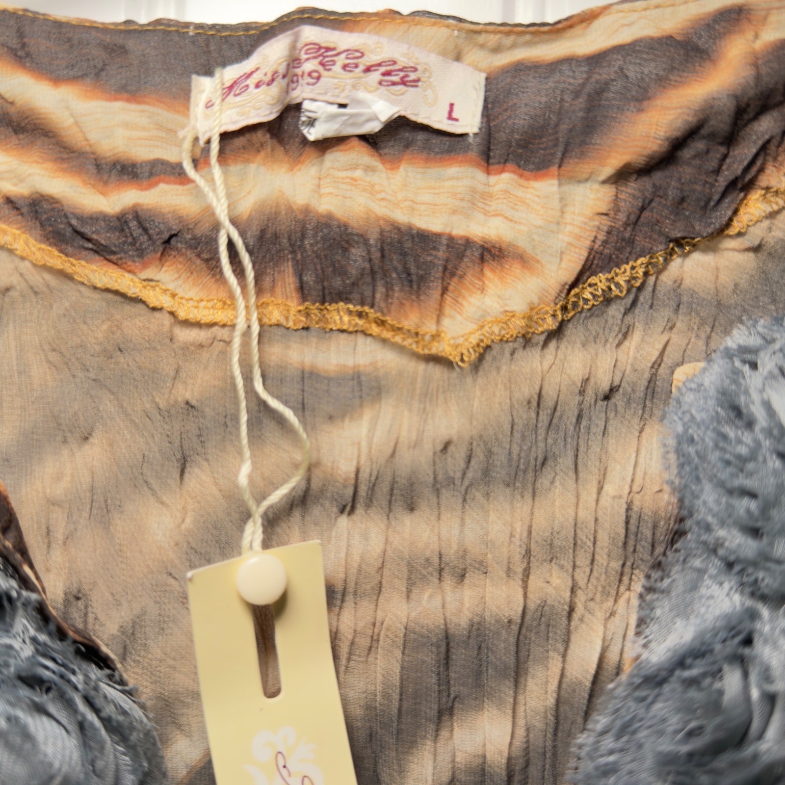 Miss Kelly 1999 Large Animal Print Boho Mob Wive Aesthetic Indie Sleaze Dress