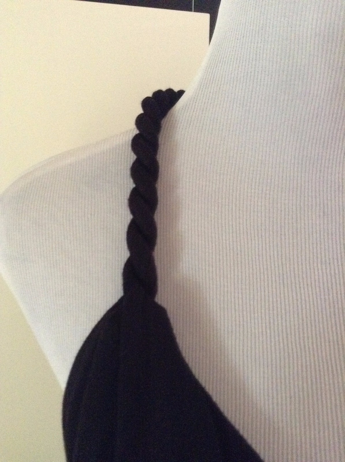NWT Allen B Schwartz Black Maxi Sun Sleeveless Roman Grecian Look Padded Soft Md