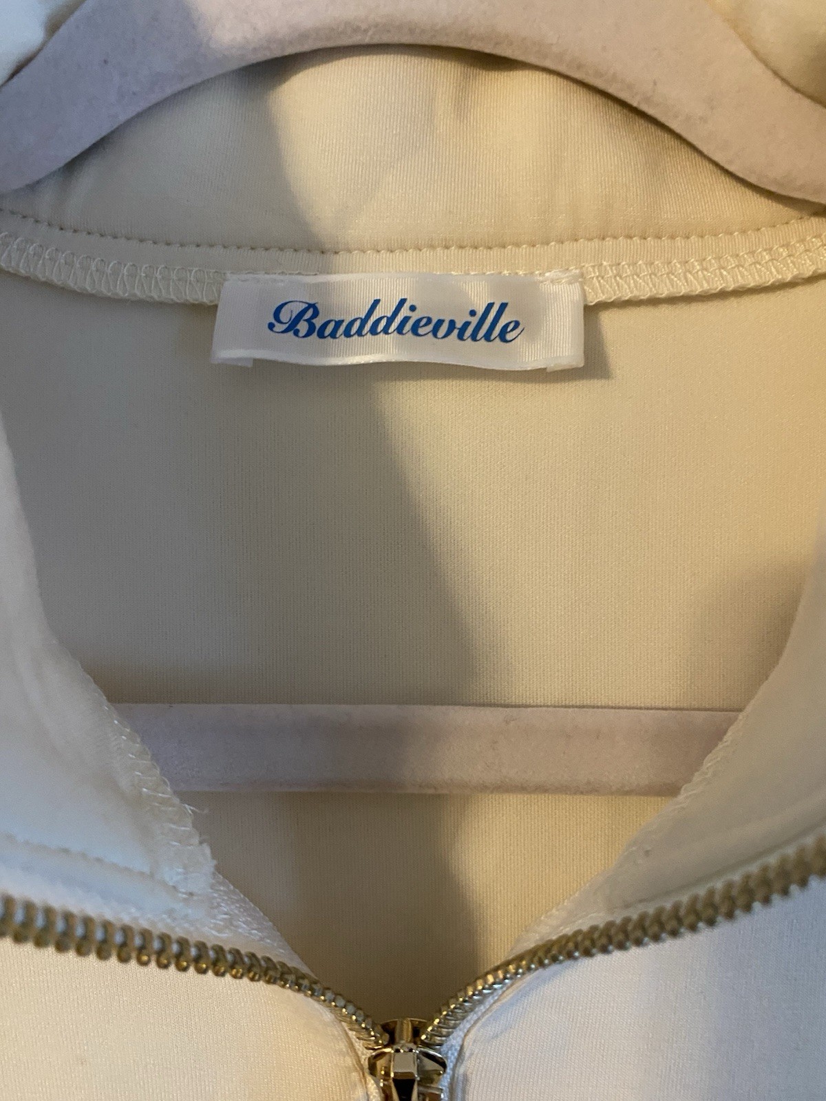 BADDIEVILLE Always On Time Zip Cargo Dress. Elastic Waist & Chest Pockets Sz Med