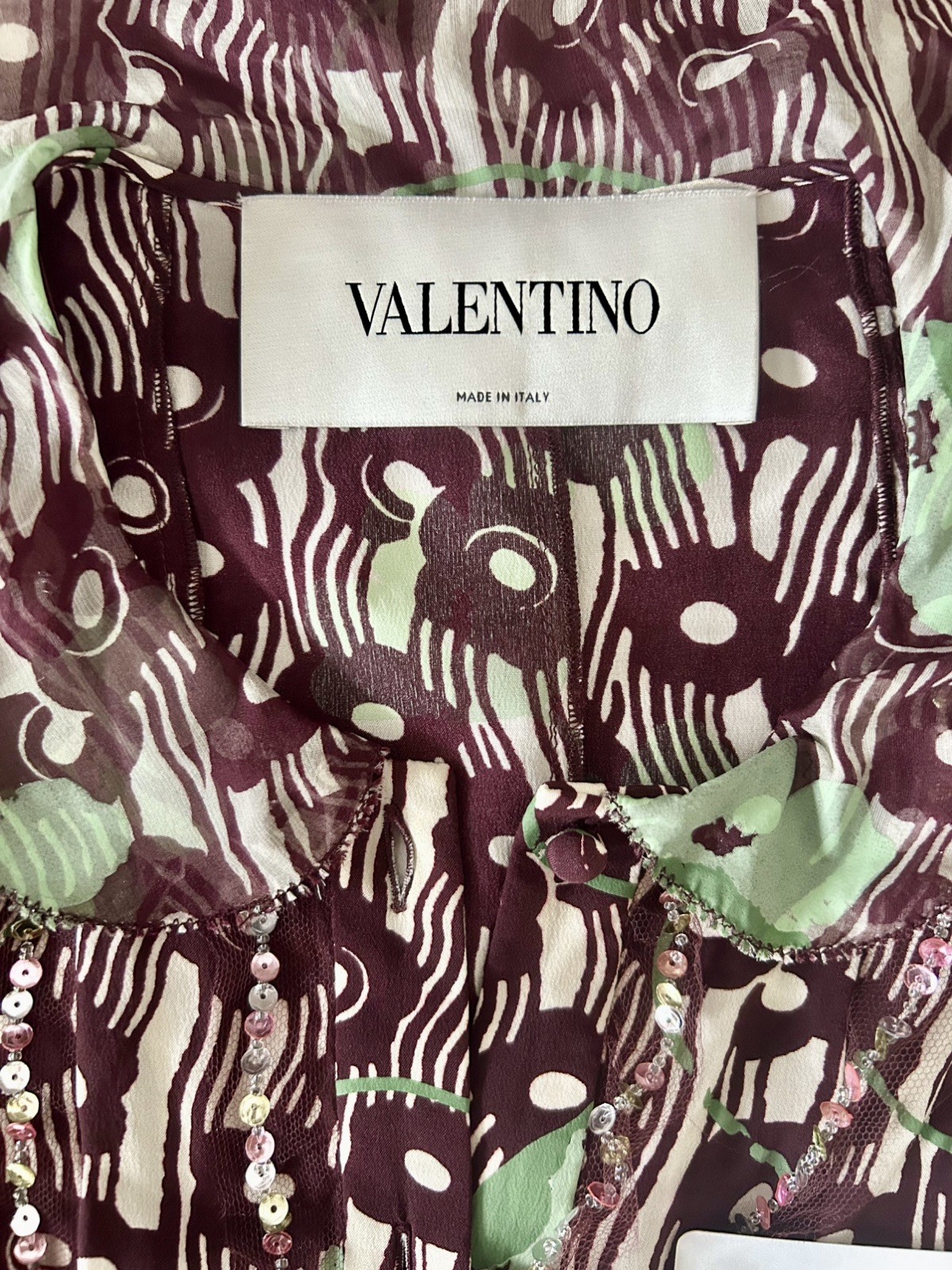 £3400 Valentino Runway PF17 Silk Floral Pleated Dress IT38 UK6 US2 NWT