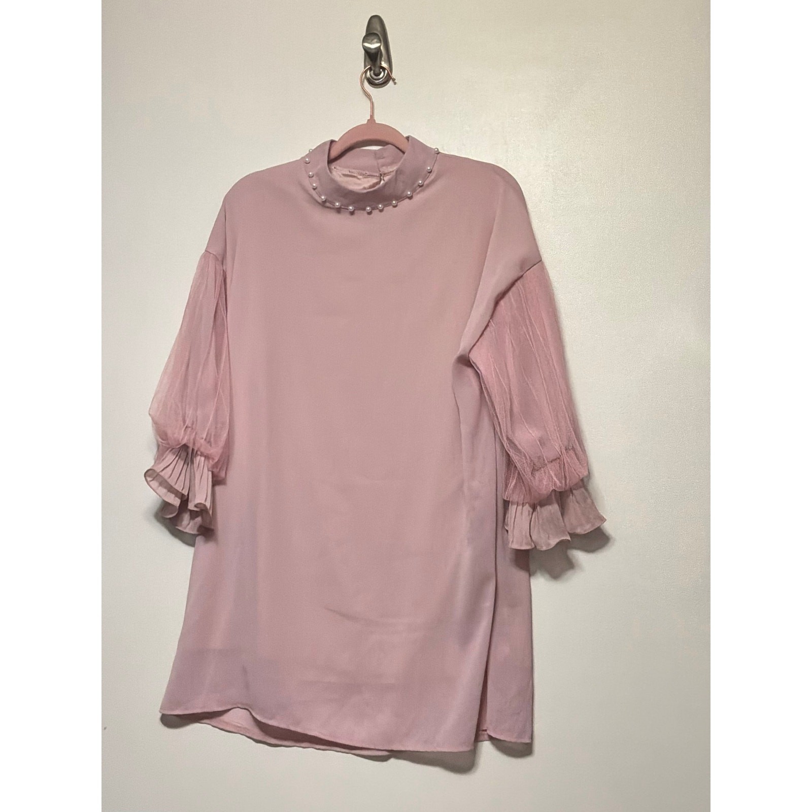 UNBRANDED SIZE MEDIUM BLUSH PINK DRESS