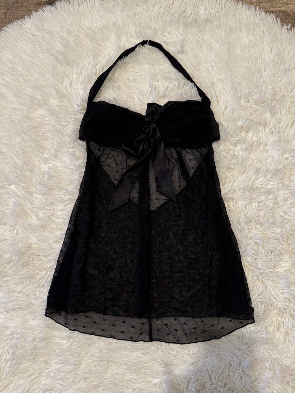 Y2K ‘06 Victorias Secret Baby Doll Slip Dress M Silk Fairy Ethereal Grunge Core