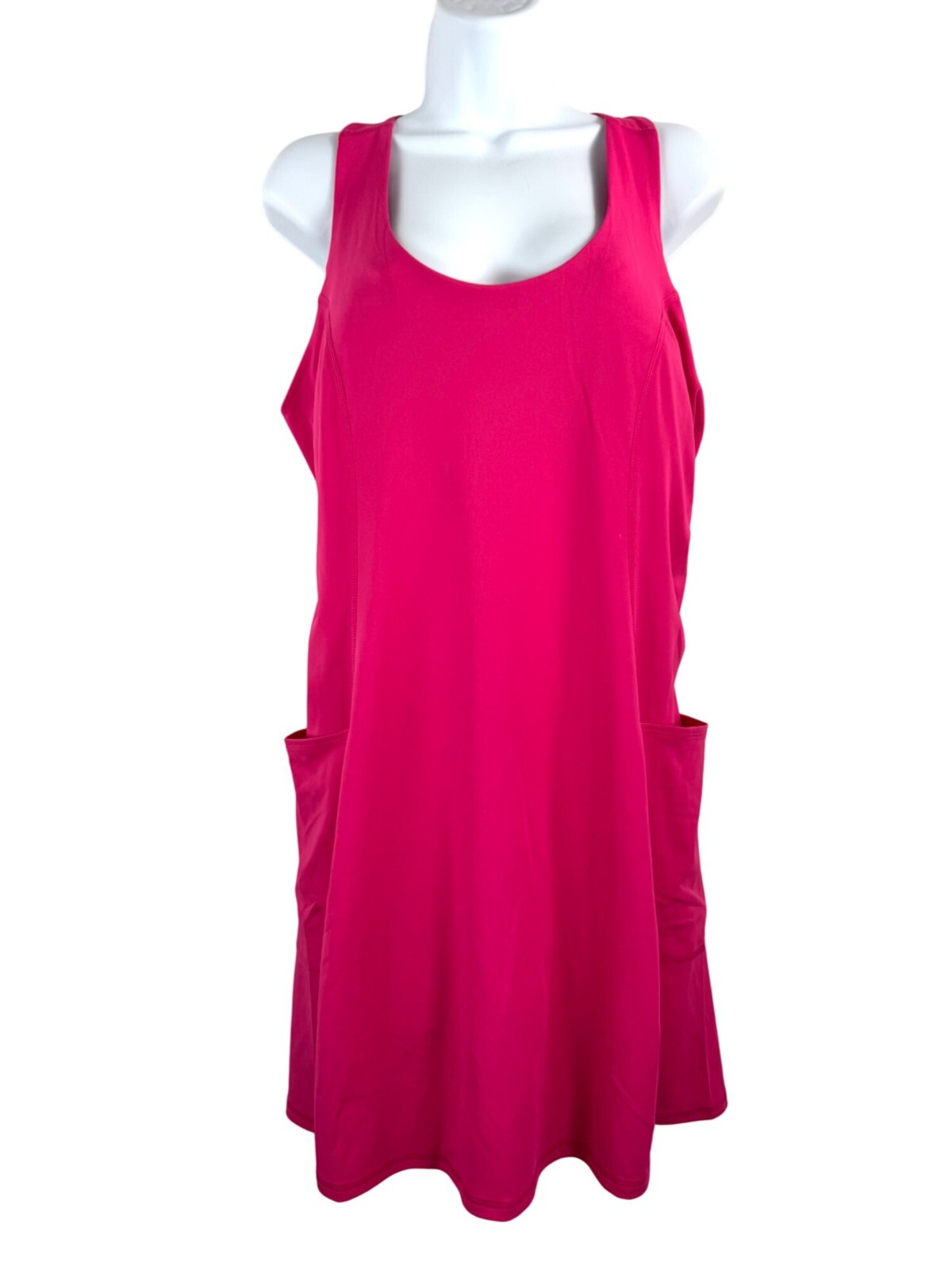 90 Degree By Reflex Cabaret Courtside Utility Bra Dress XL athleisure Pink