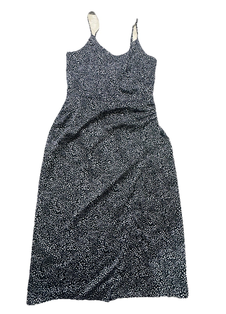 Abercrombie fitch WOMENS dress animal print spaguetti straps side slit M