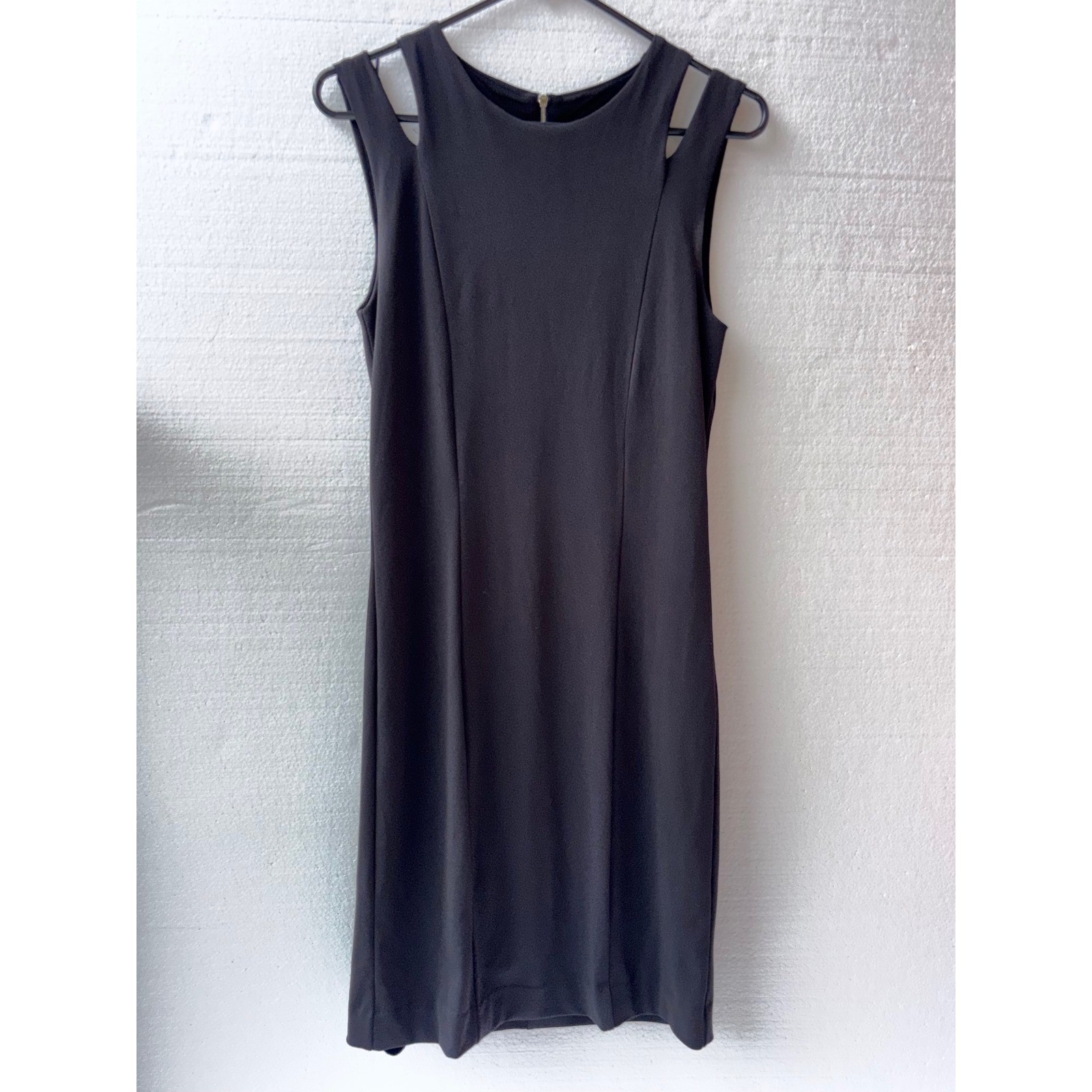 Rag & Bone Black Sleeveless Sheath Dress Shoulder Cut Out Cocktail Party Modern