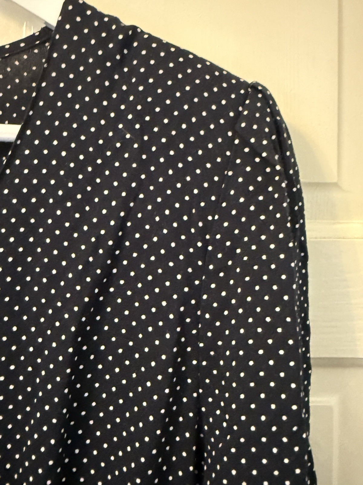 Dorothy Perkins Vintage Navy Spotty Tea Dress – Size 12 – Brand New With Tags