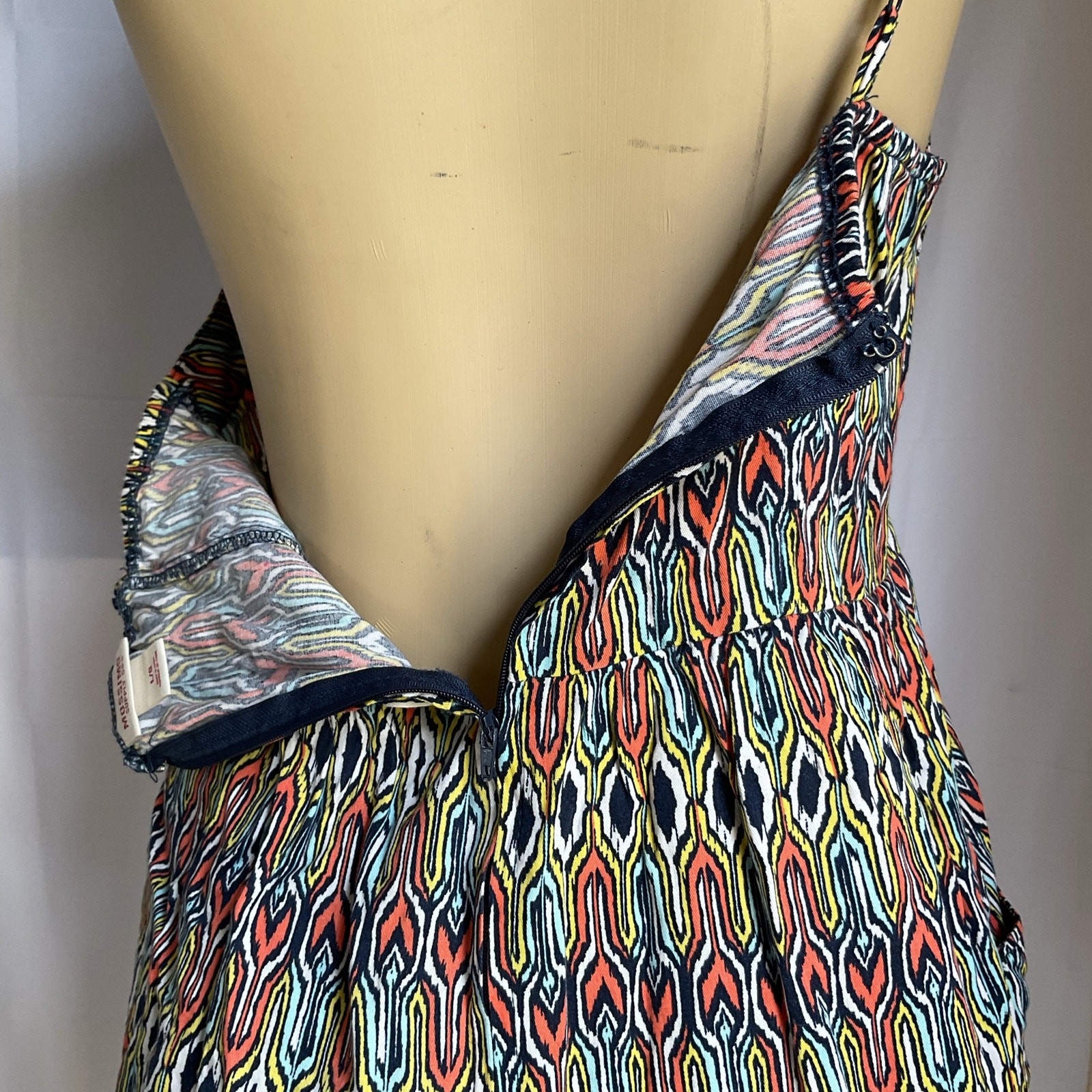 Mossimo Supply Co. Women’s Strap Multi-Color Printed Sun Mini Dress – Size L