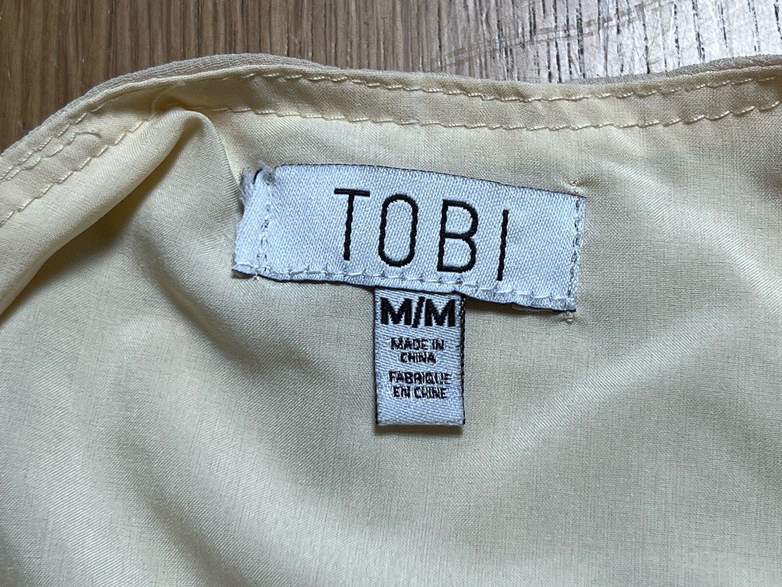 Tobi NWT Tan Sequin Spaghetti Strap Dress Size Medium Party Chic Retro Evening