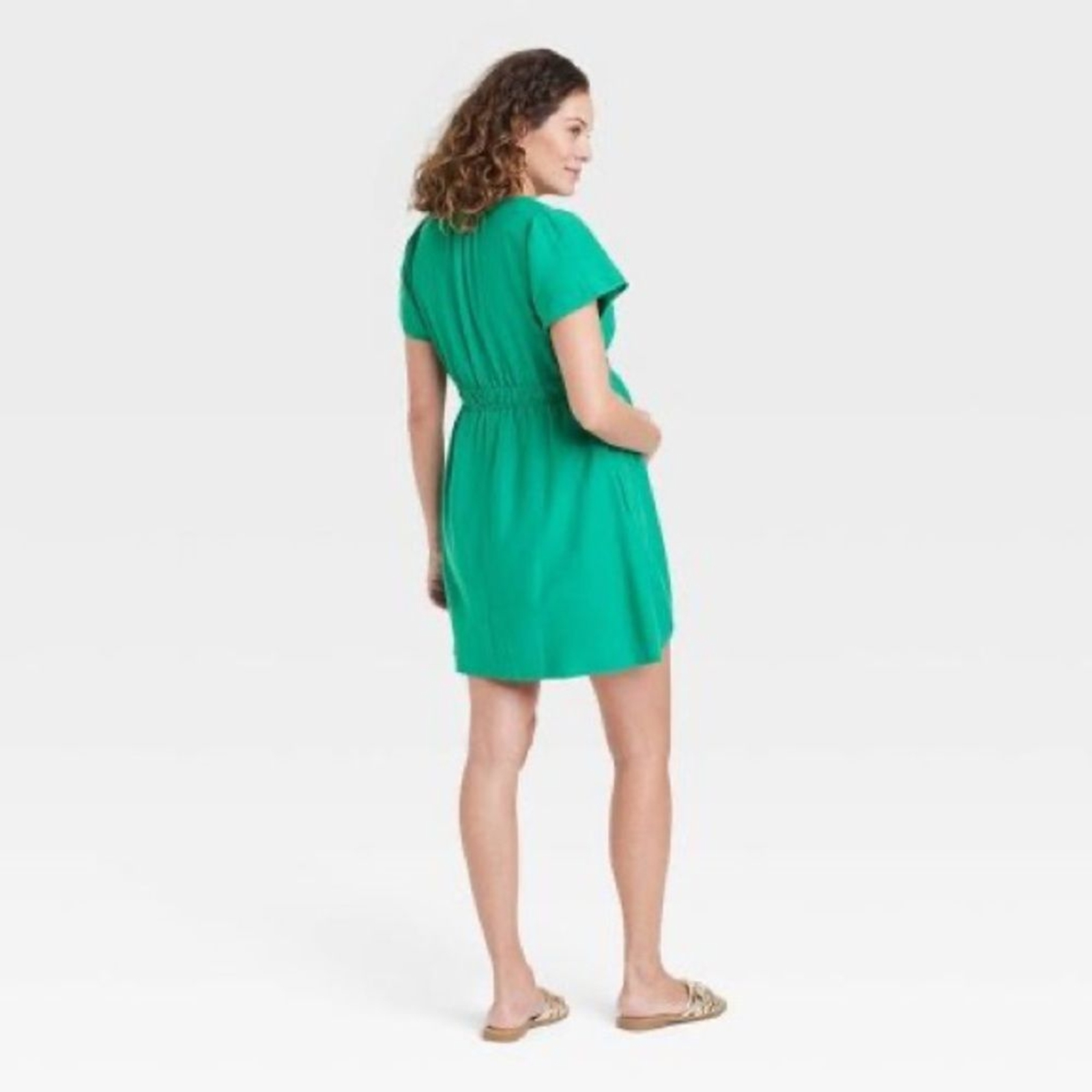 Isabel Maternity by Ingrid & Isabel NEW Short Sleeve Woven Maternity XS