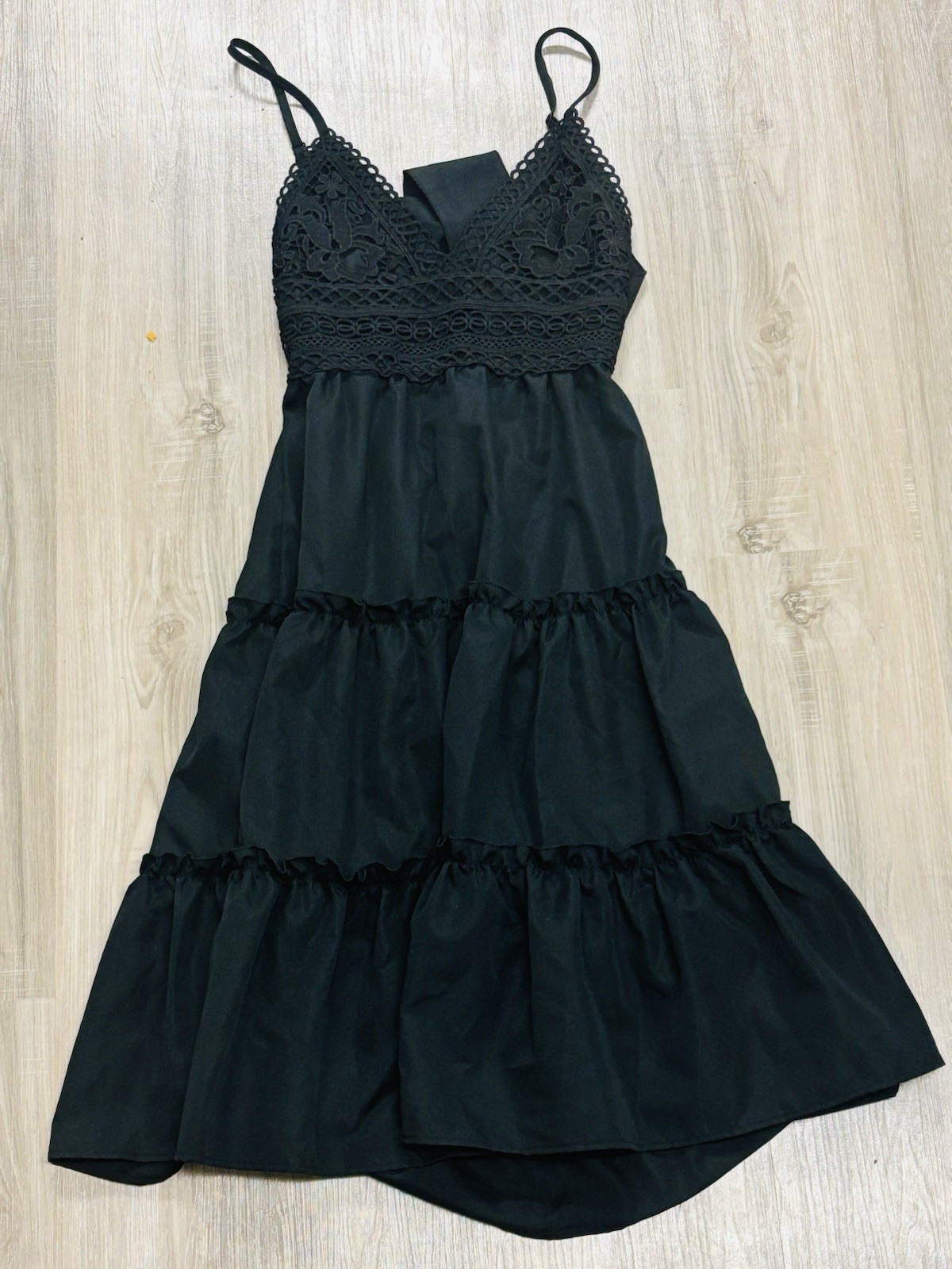 Romwe Small Black Sleeveless Midi Dress