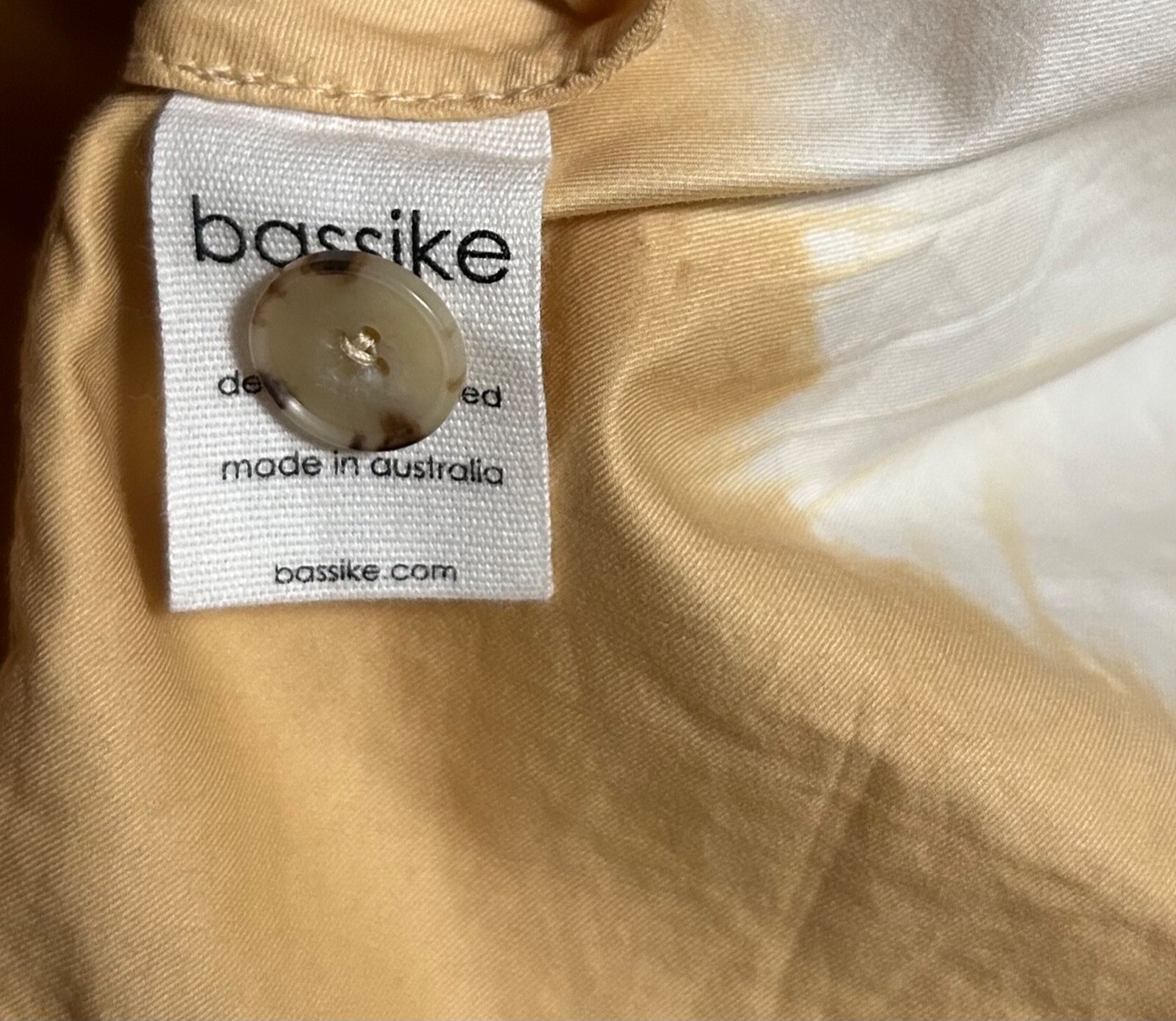 BASSIKE Oversized Midi Shift Dress sz 1, Small?, bleached dye Women’s AUSTRALIA