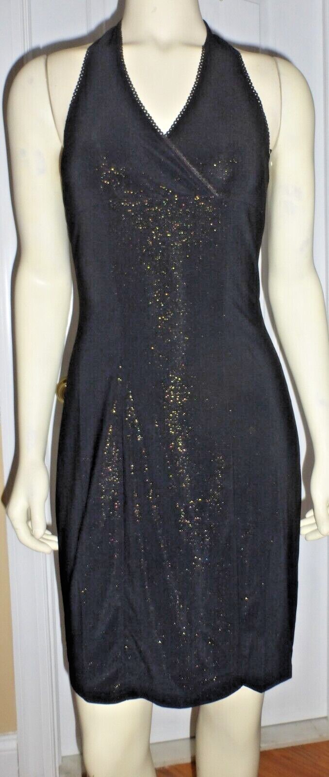 SALE!!! ANGIE Shimmering Halter Dress, Black, Various Sizes, NWT