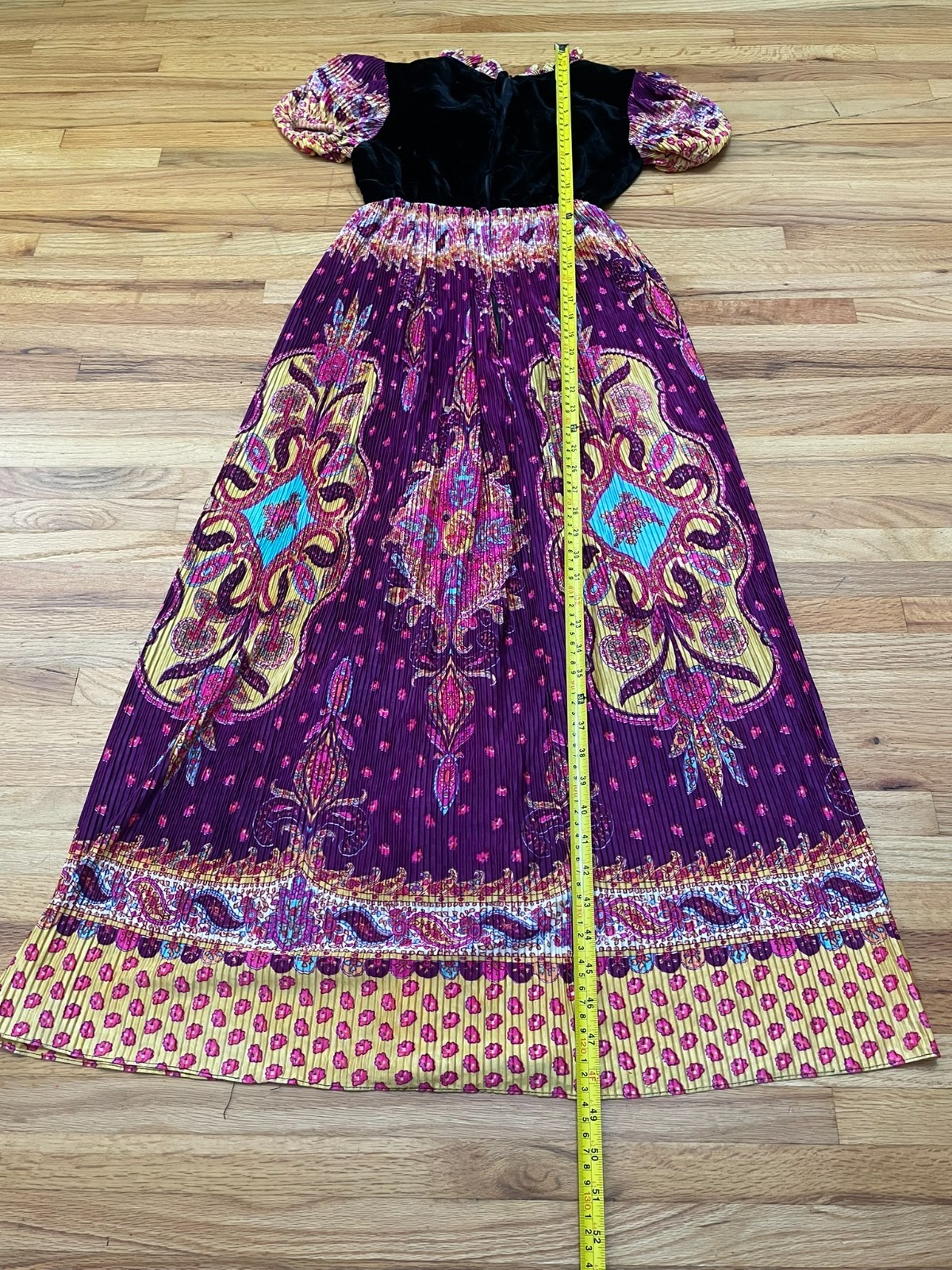One Flight Up By Rae Hepburn Hippie Women’s 70s S Gypsy Purple Renaissance