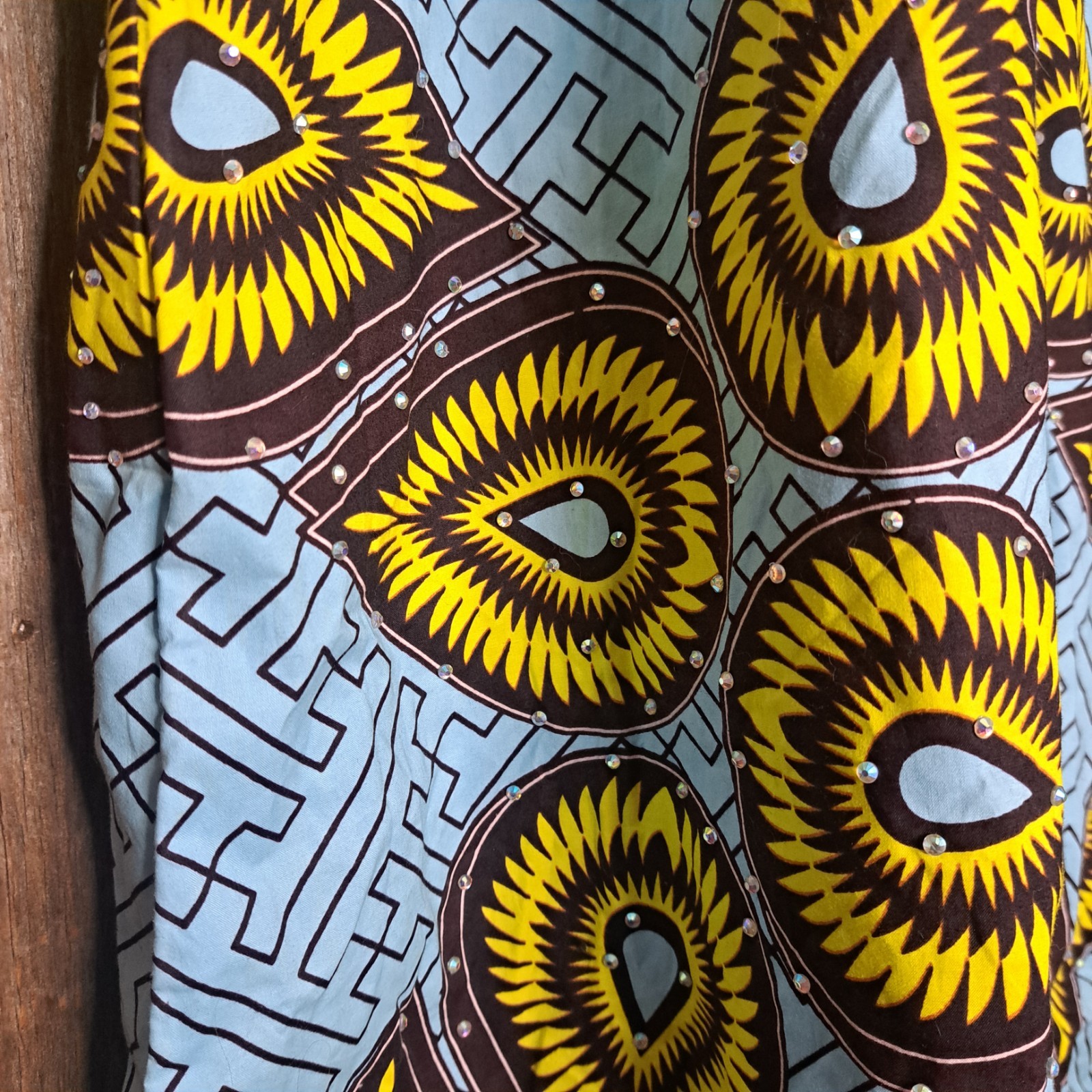 Heritage Chic Ankara Fashion Kaftan Maximalist Bling Women’s OSFM One Size