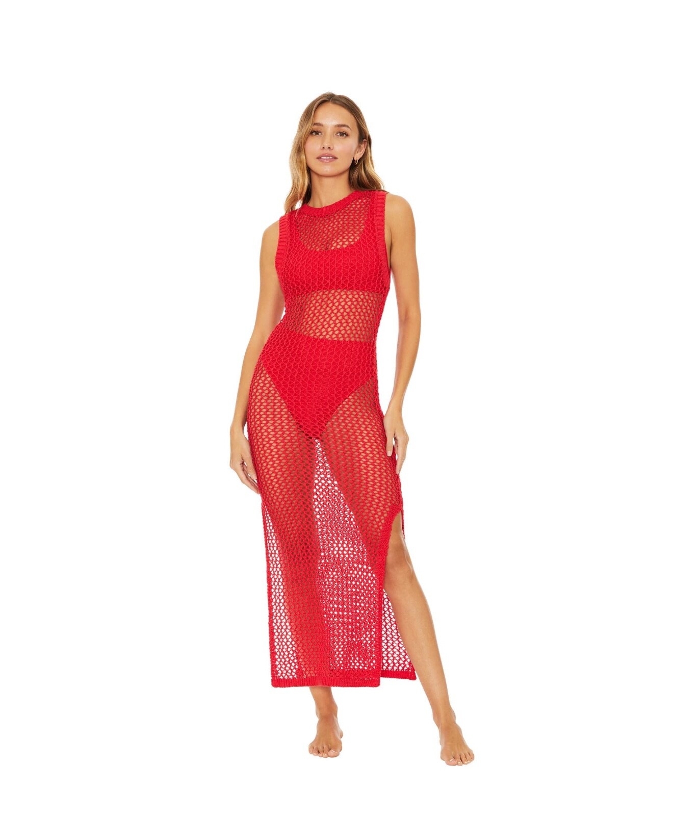 Beach Riot Holly Dress Cover-Up Red SM