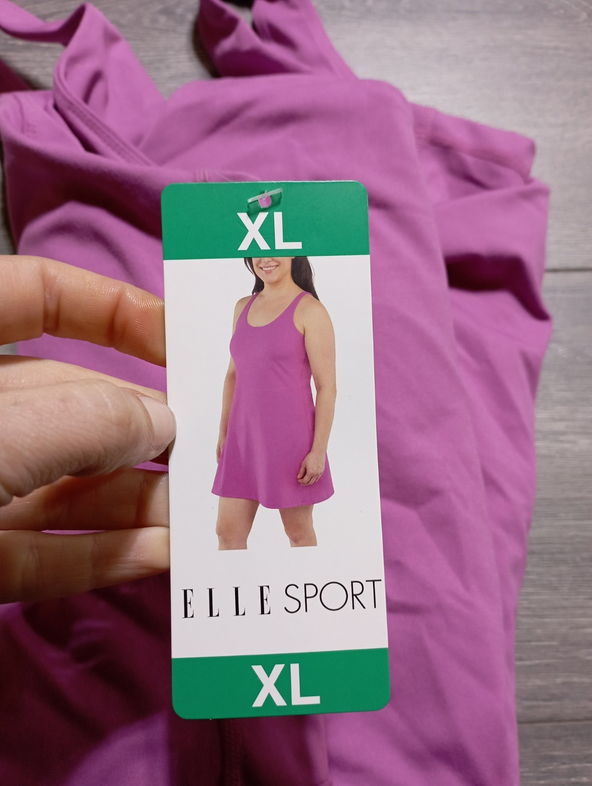 Elle Sport Athletic Dress Adult Womens X-Large Pink