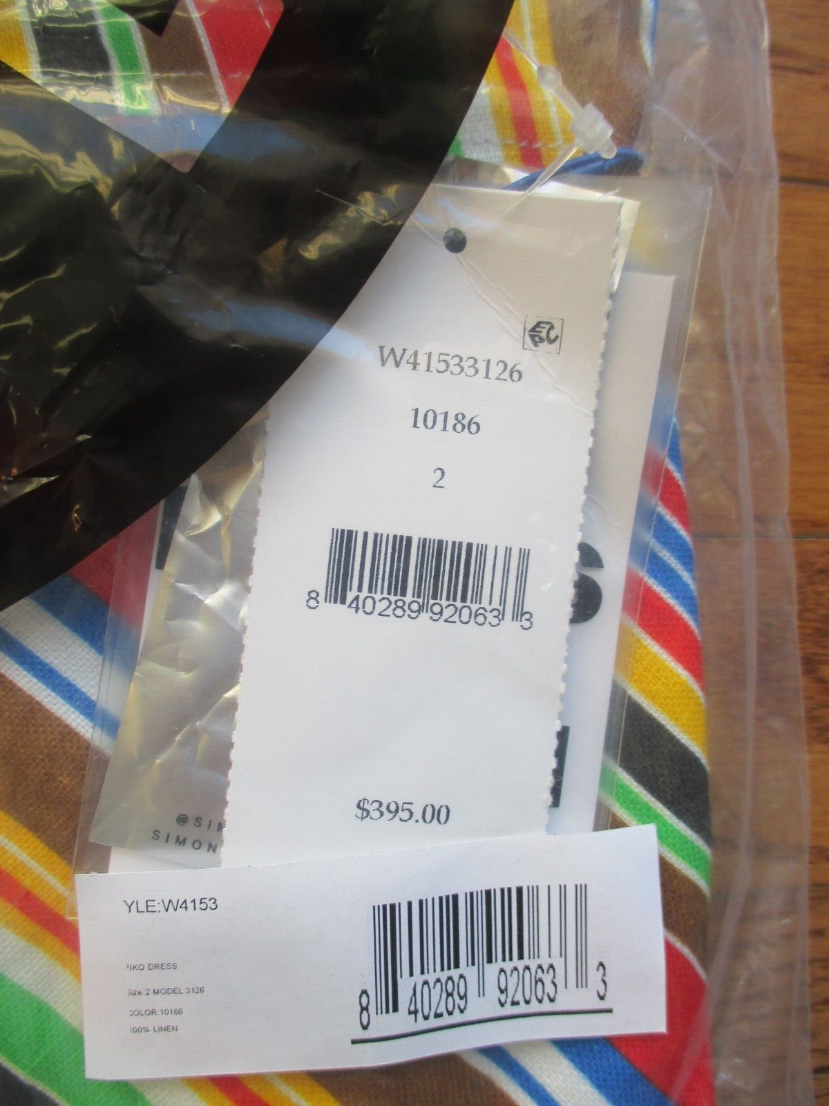 NWT Simon Miller The Hustle Piko Striped Halterneck Dress Deco Stripe 2 $395