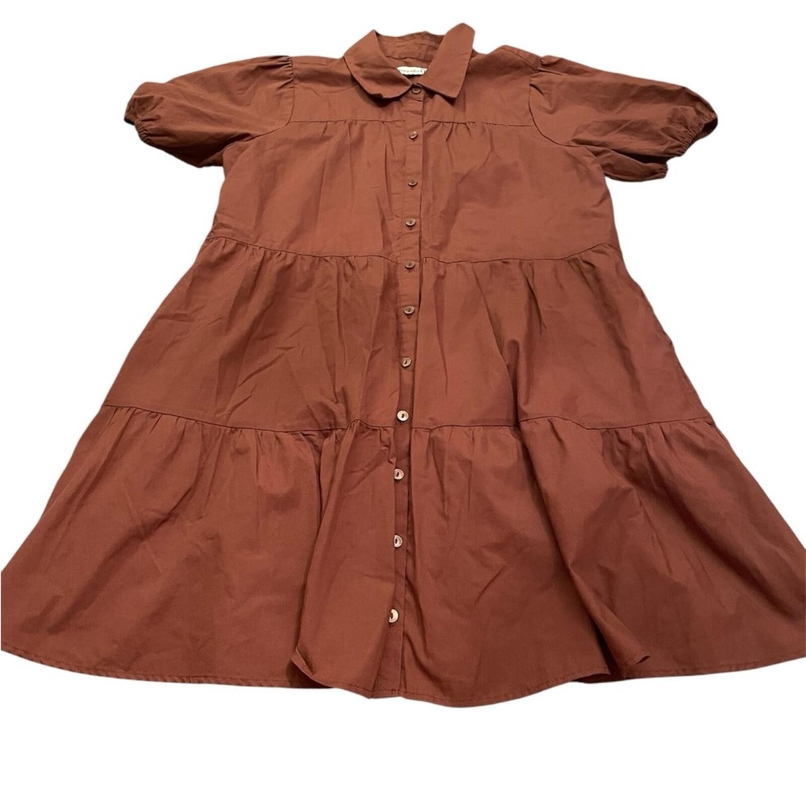 Abercrombie & Fitch poplin trapeze shirt dress – sp- ofb [COPY]