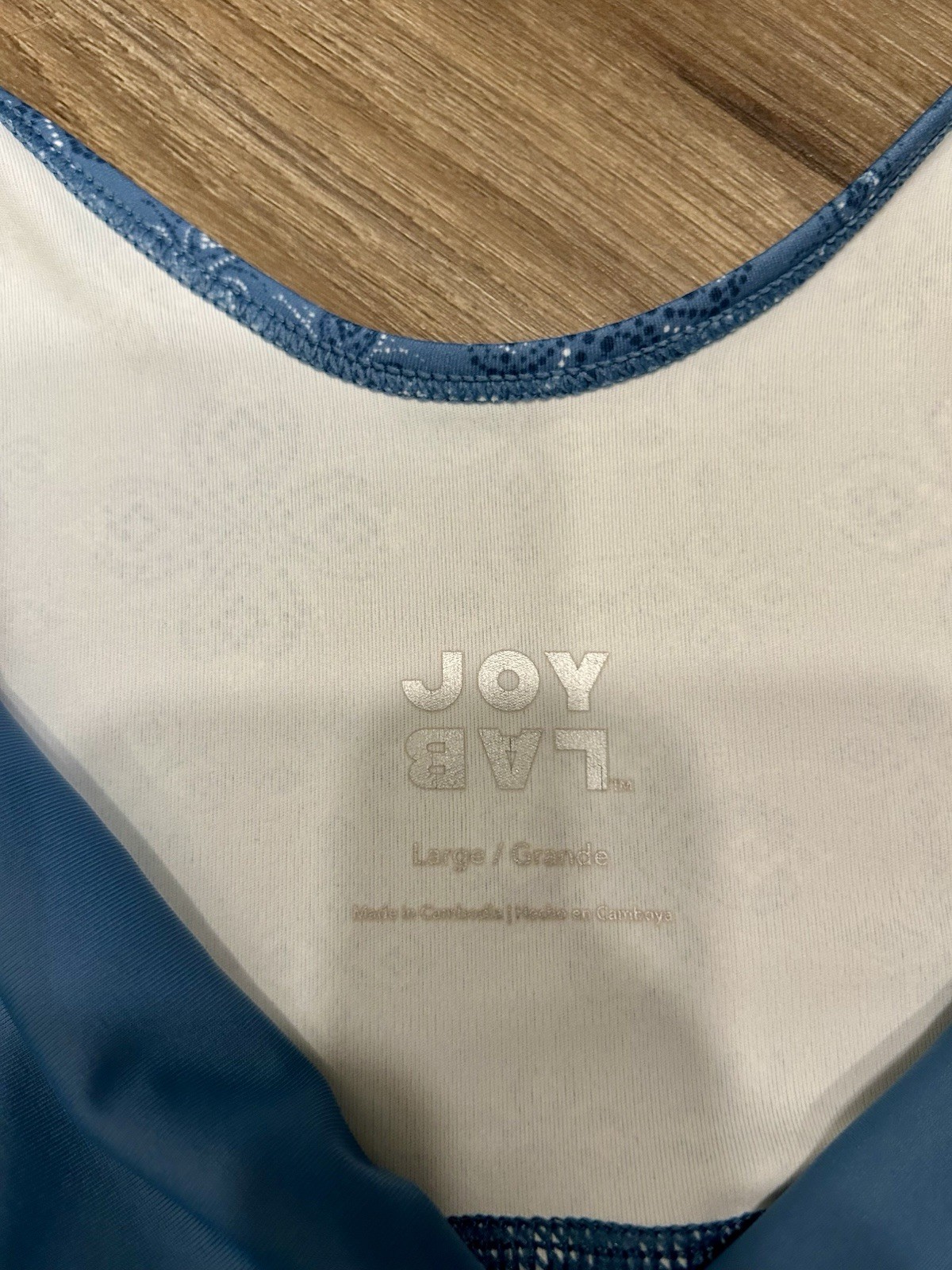 Joy Lab Blue Bandana Paisley Print Active Dress Size Large