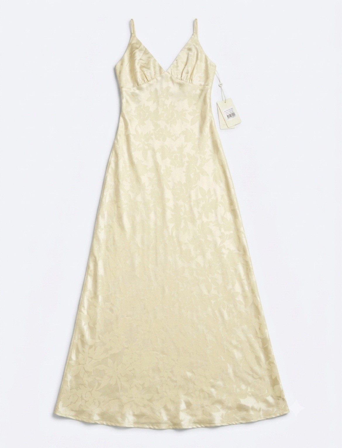 NWT Peppermayo Sorrento Sun Maxi Dress Yellow Floral Satin Slip Size US 4 AU 8