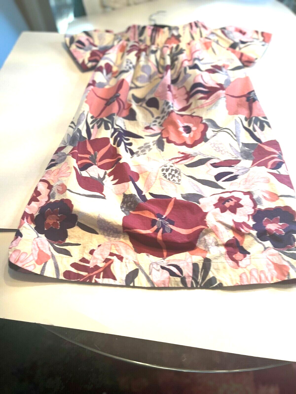 Ann Taylor Loft Outlet Dress Can Be Worn Off Shoulder Floral Print
