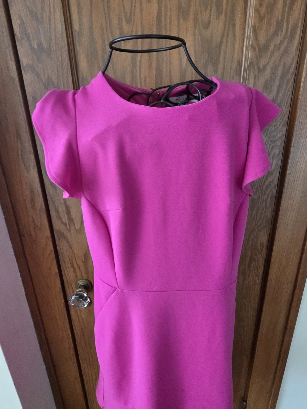 She + Sky Large Barbie Hot Pink Flutter Flow Dress Sexy Lime Lush Botique