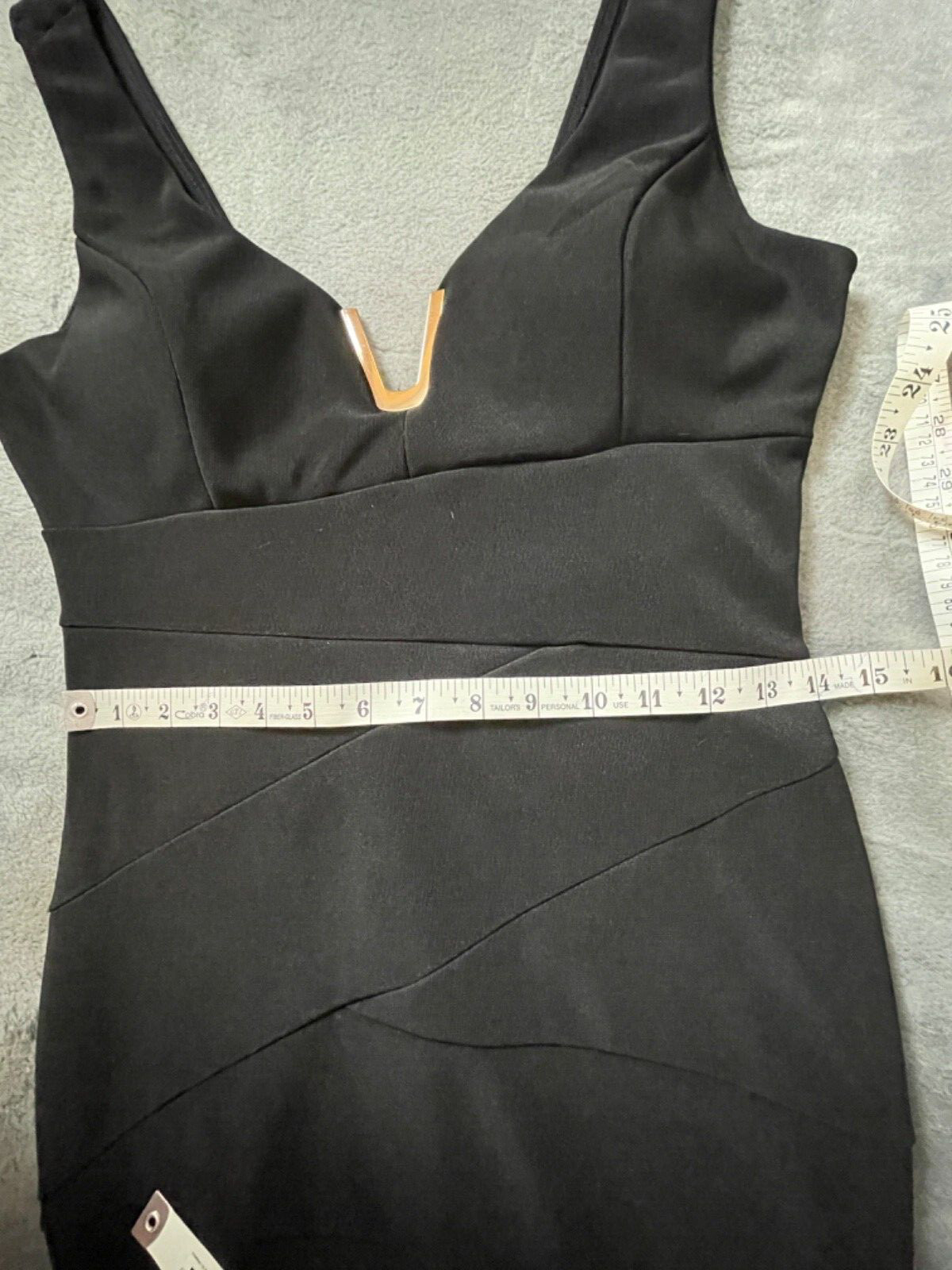 Emerald Sundae Womens Dress M Black Built-in Bra Stretchy Sheath Cocktail Sexy
