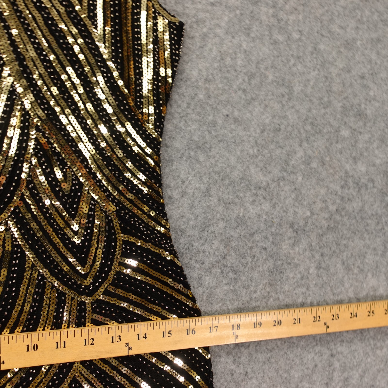 Sequin Beaded Flapper Dress Women S Gold 1920s Great Gatsby Evening Party Fringe
